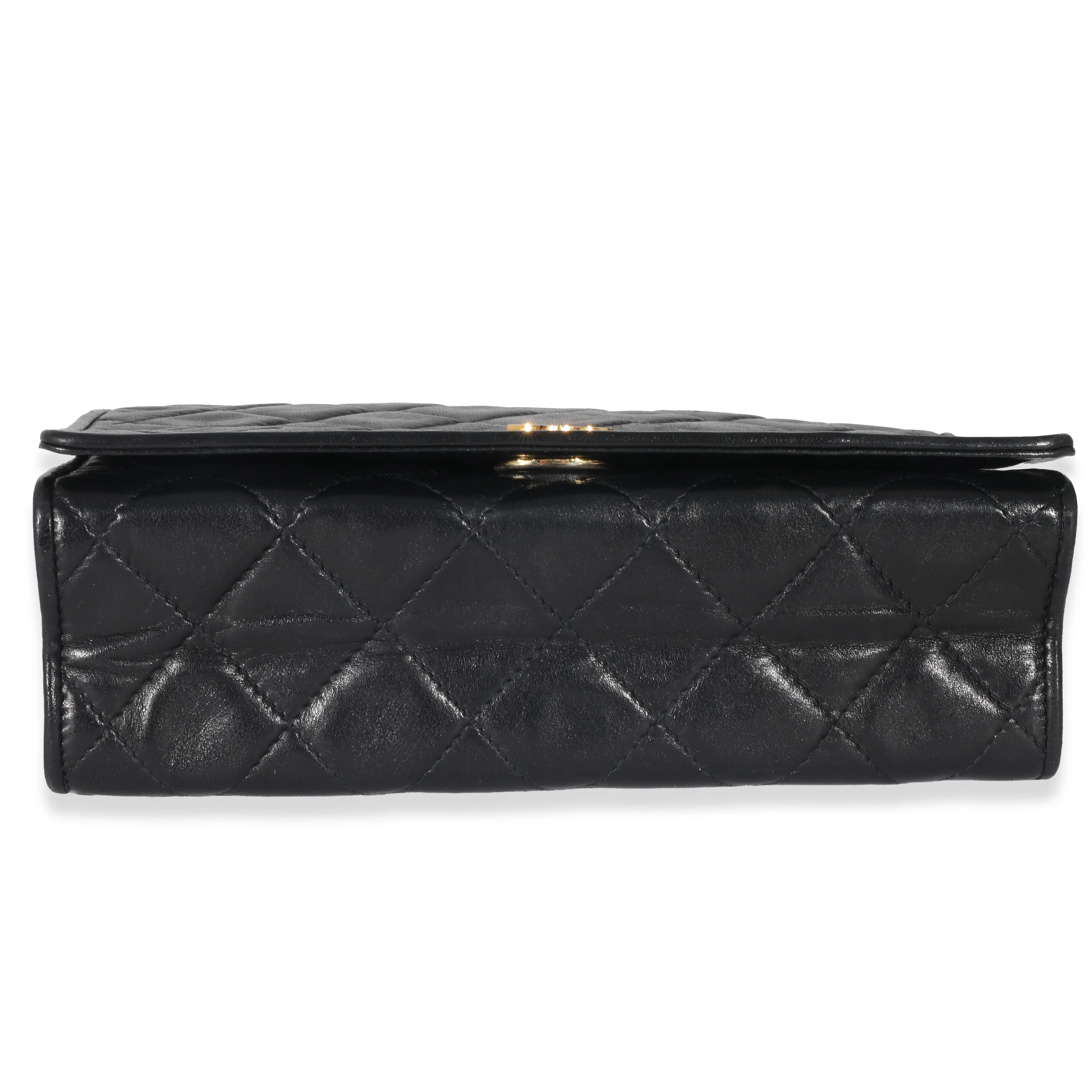 Chanel Black Lambskin Multi Chain Flap Bag - Image 5