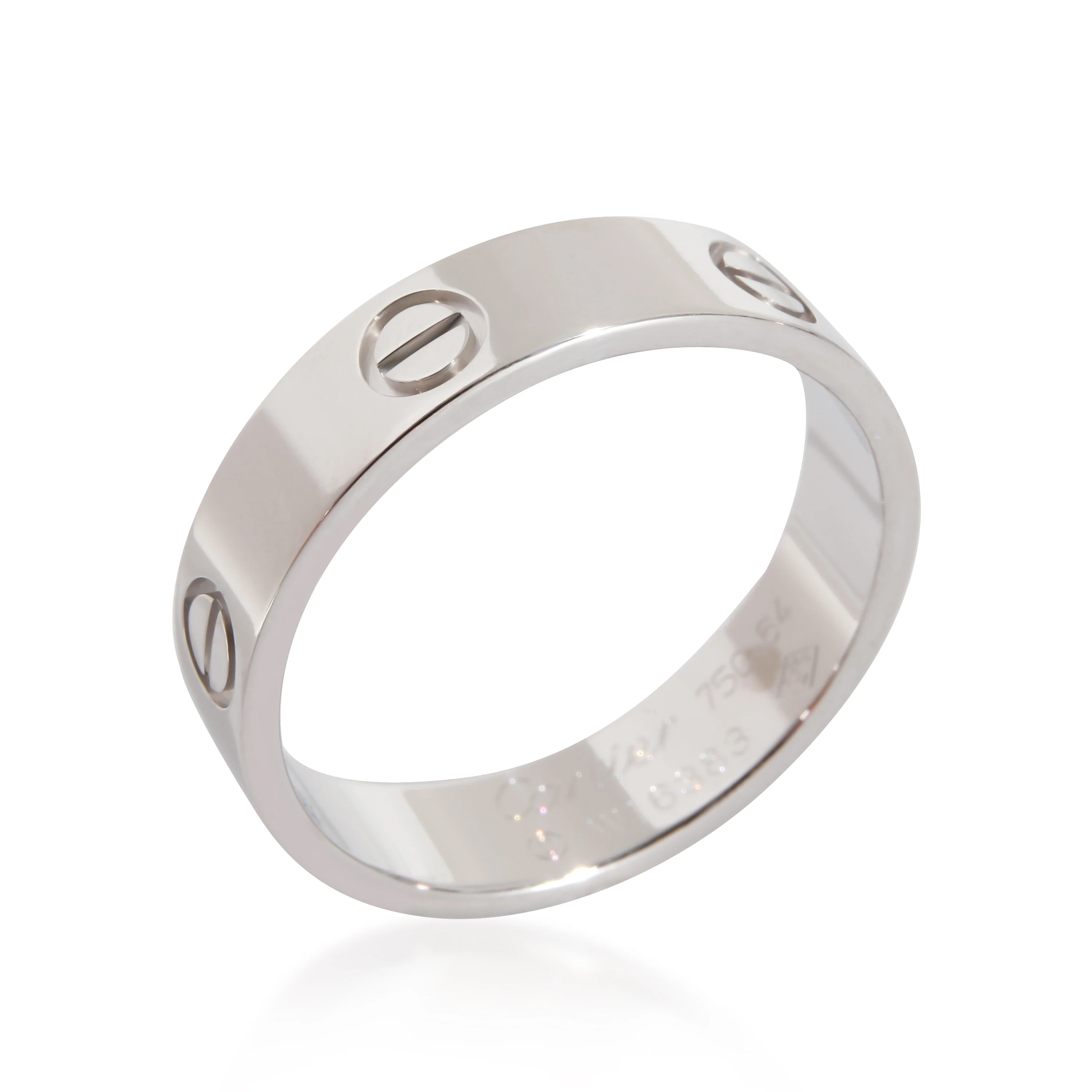 Cartier Love Ring in 18K White Gold - Image 7