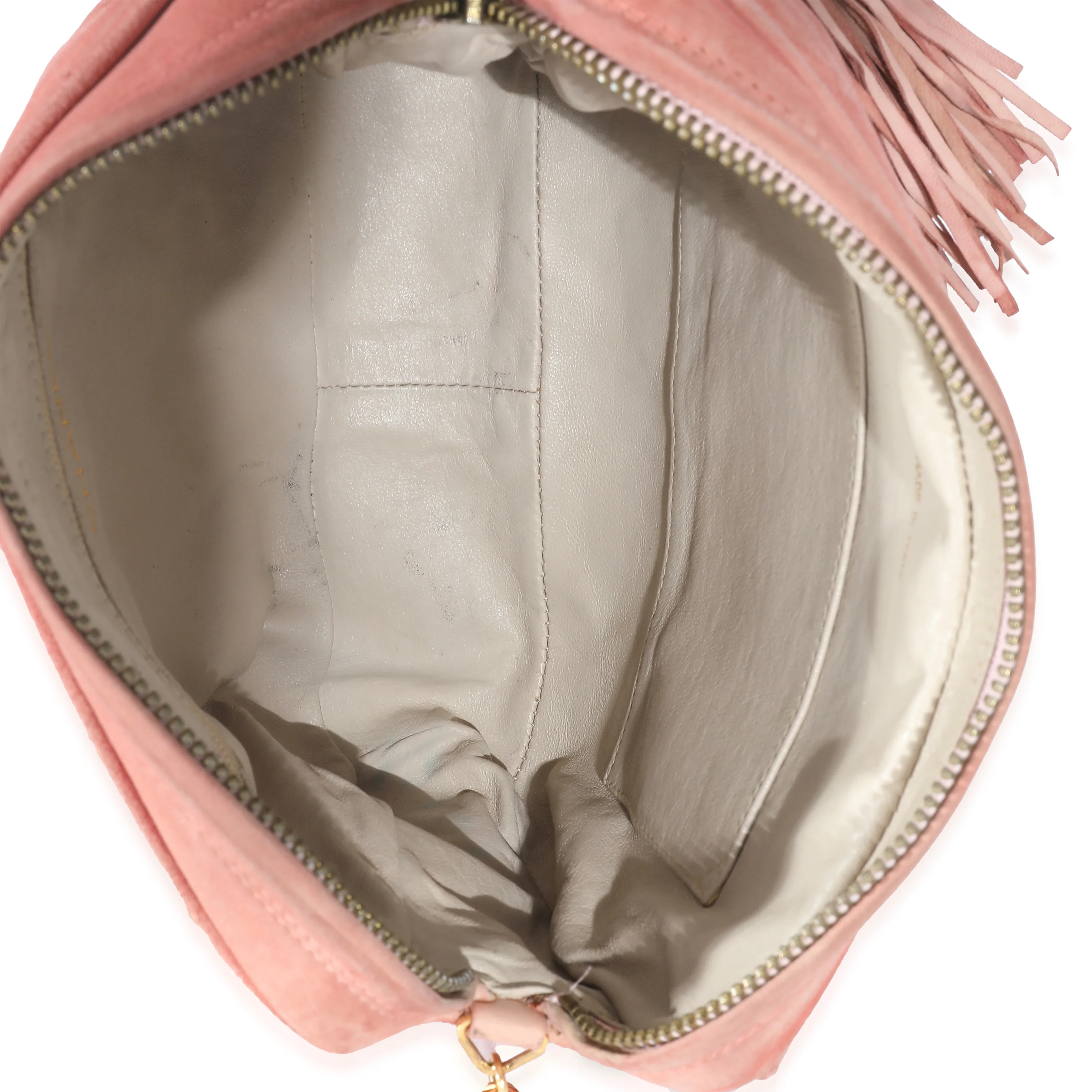 Pink Suede Bijoux Chain Camera Bag - Image 8