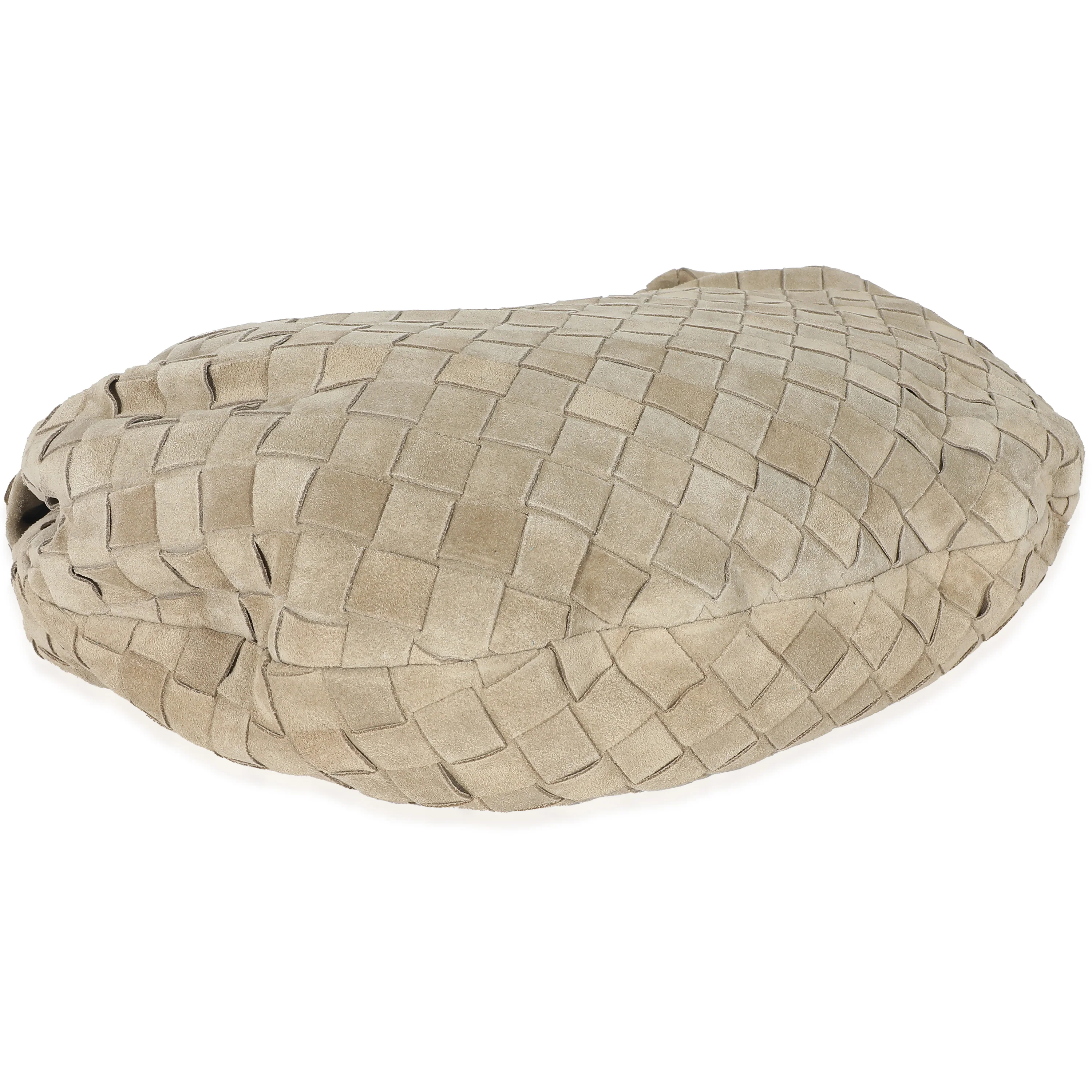 Bottega Veneta Taupe Suede Intrecciato Teen Jodie - Image 5