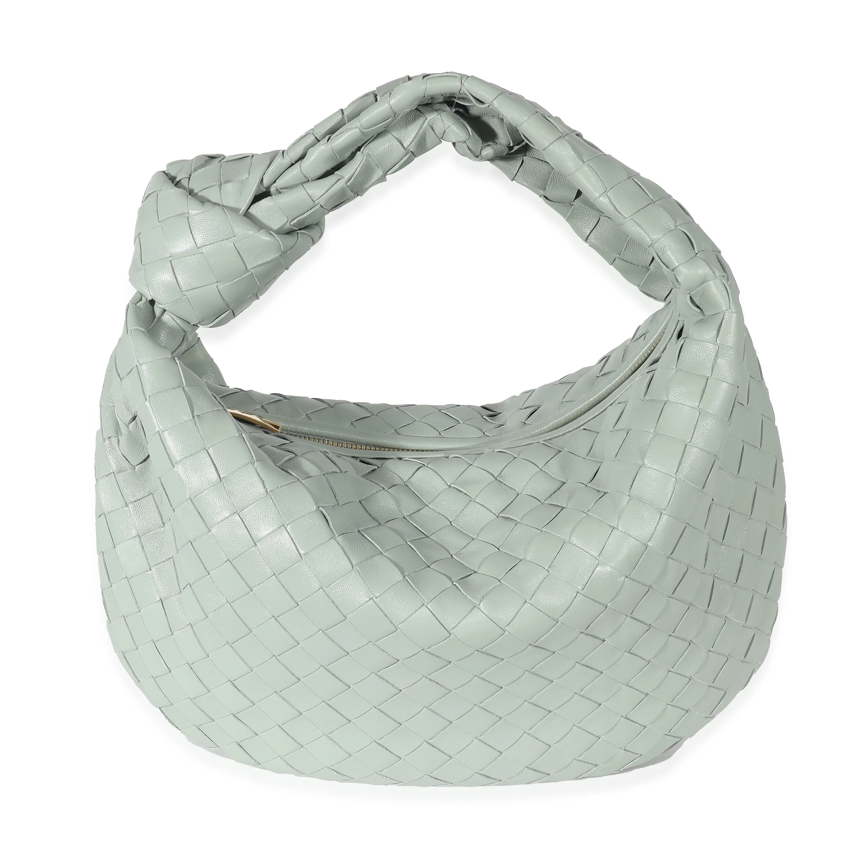 Bottega Veneta Sage Intrecciato Lambskin Teen Jodie