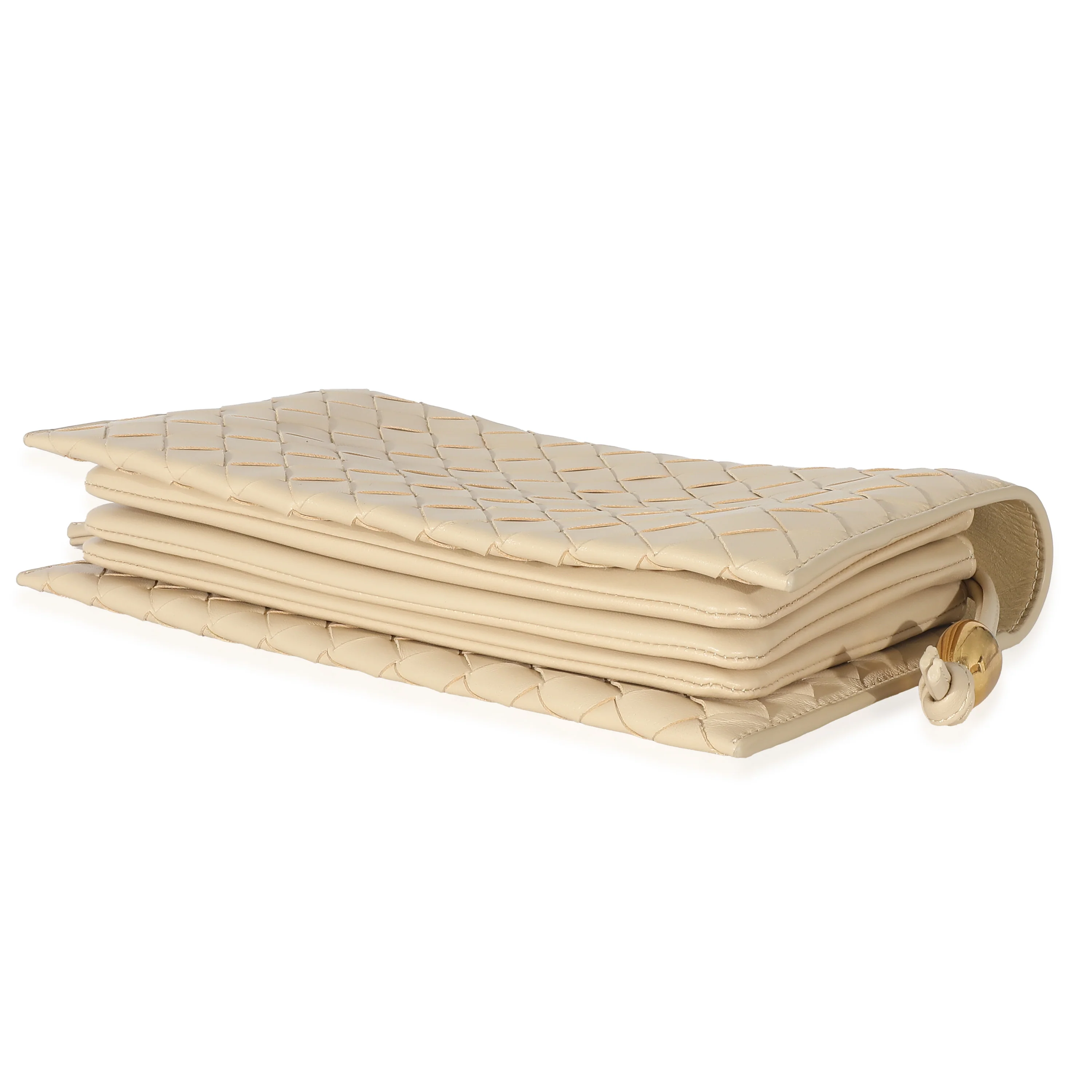 Porridge Intrecciato Lambskin Trio Pouch - Image 7