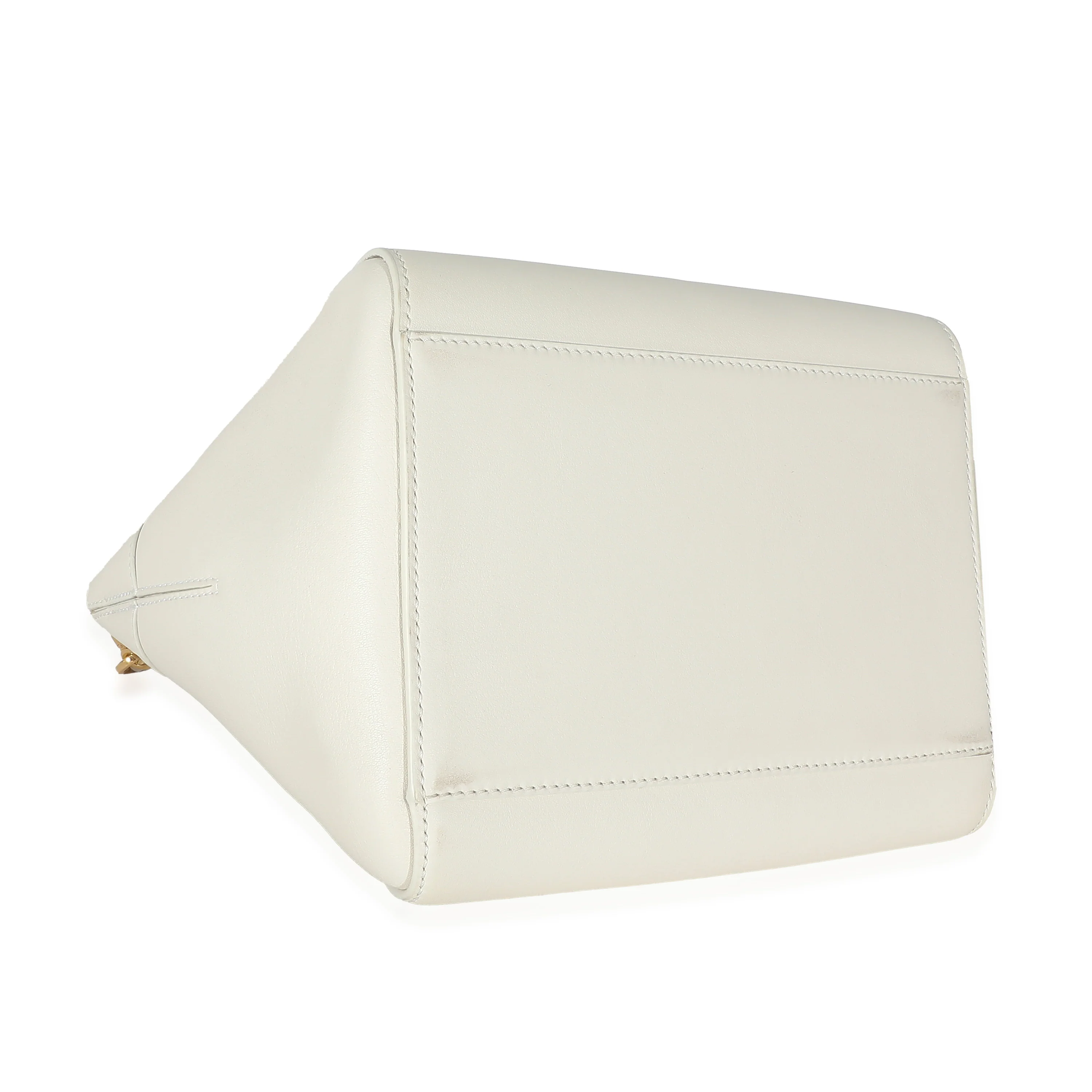 Loewe Soft White Calfskin Small Hammock Nugget Bag - Image 4