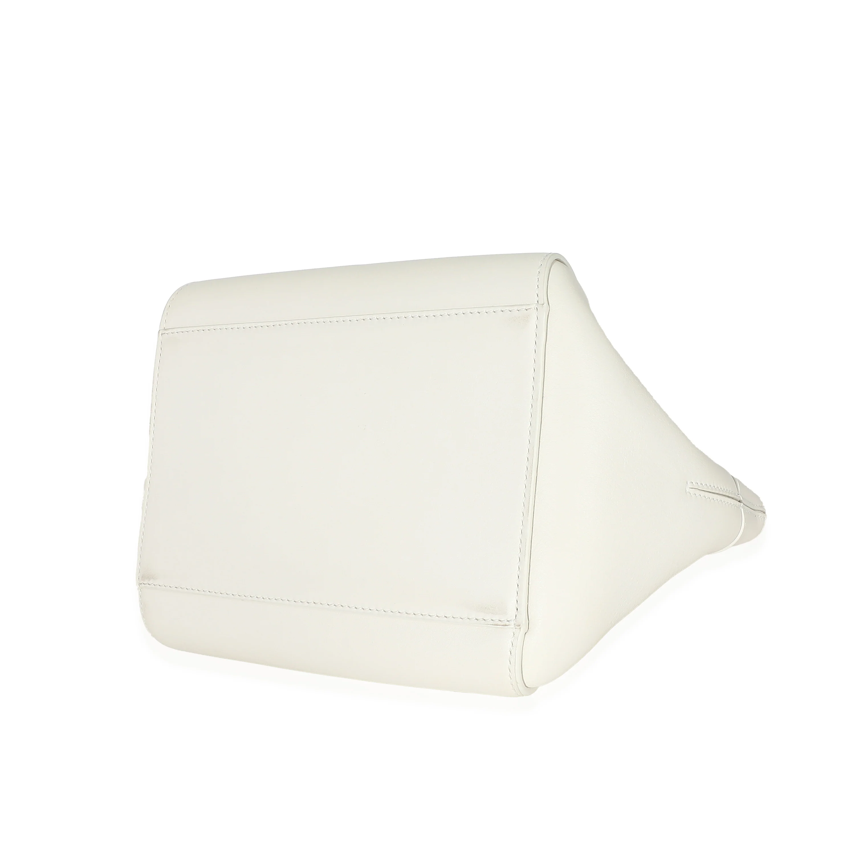 Loewe Soft White Calfskin Small Hammock Nugget Bag - Image 5