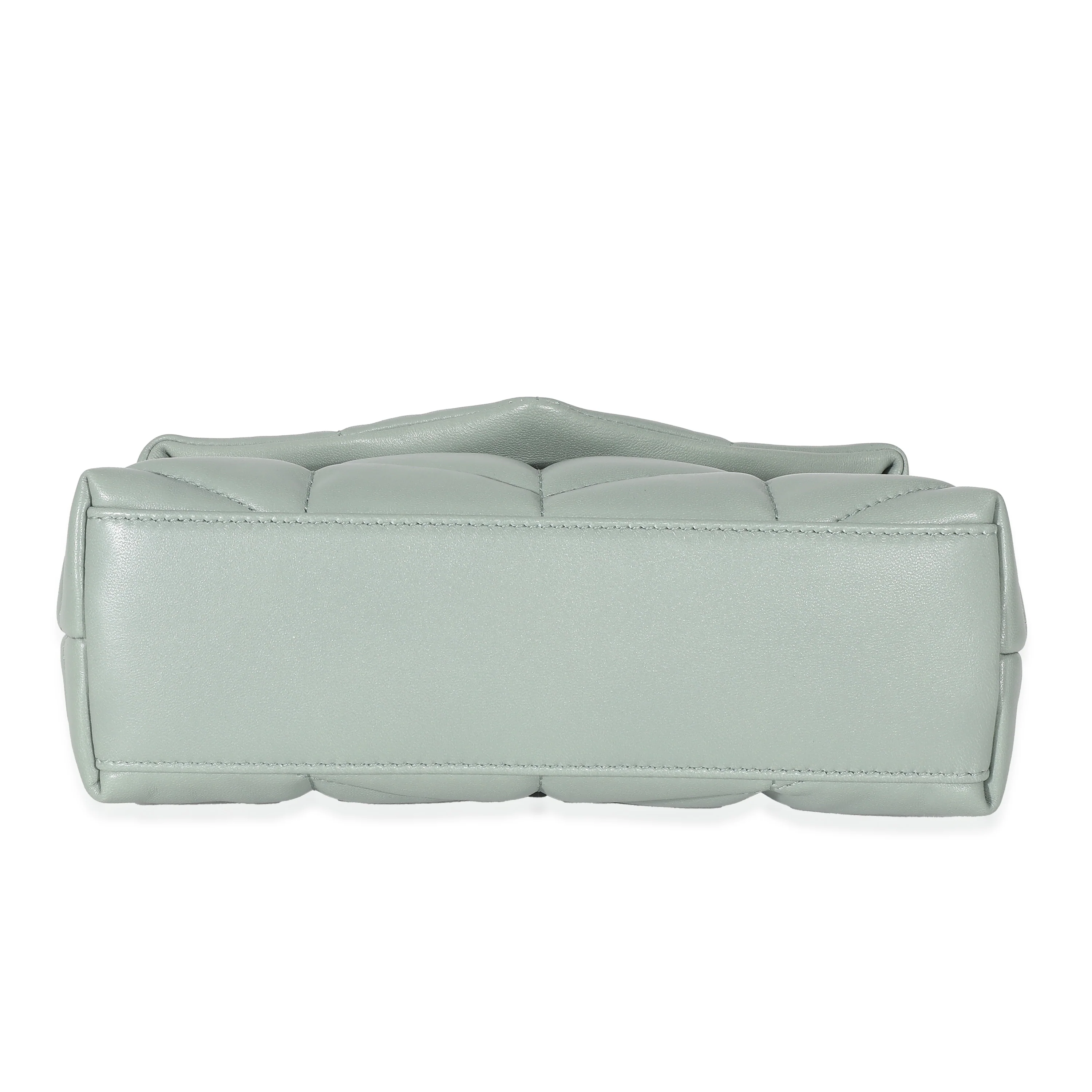 Saint Laurent Vert Opaline Lambskin Toy Puffer Bag - Image 5