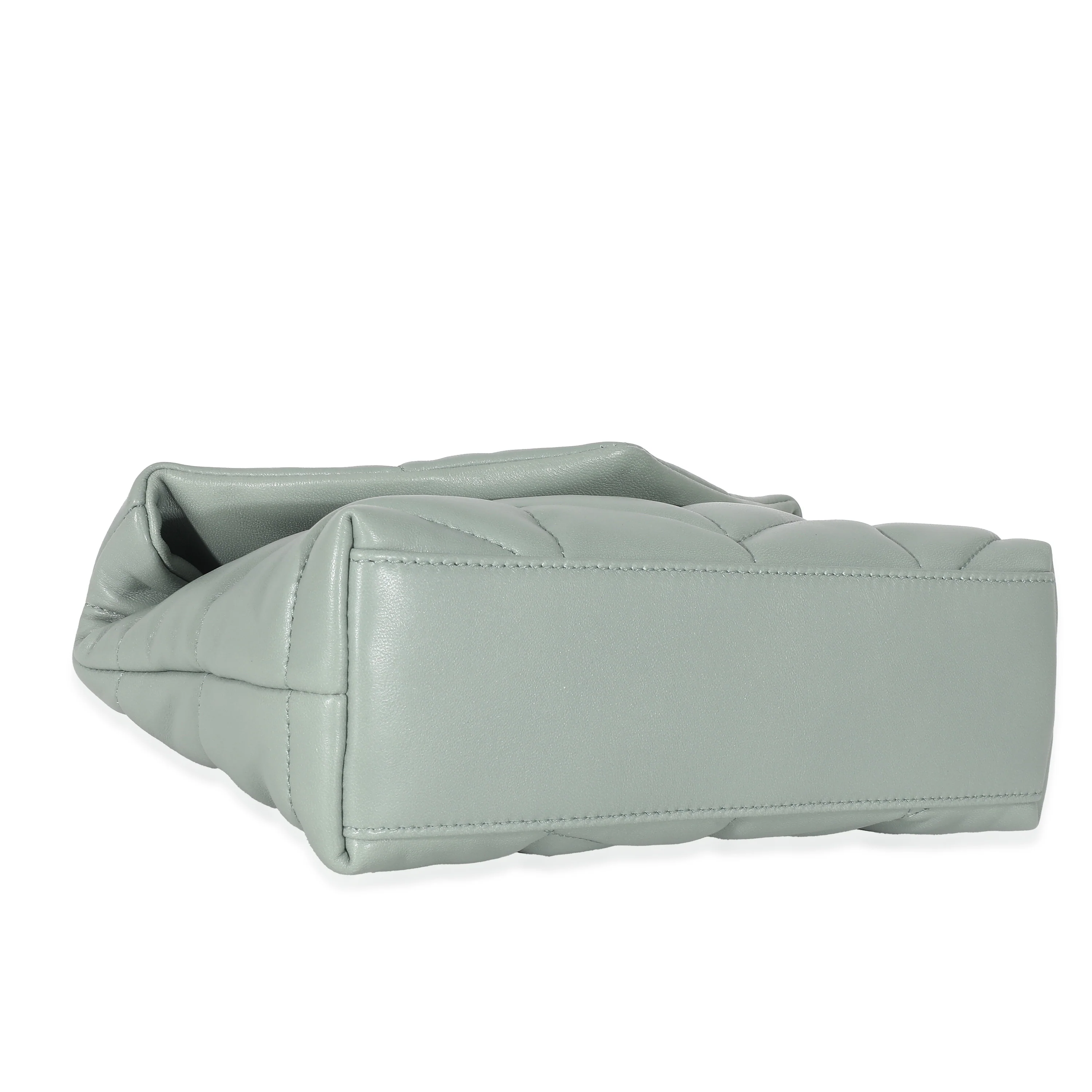 Saint Laurent Vert Opaline Lambskin Toy Puffer Bag - Image 6