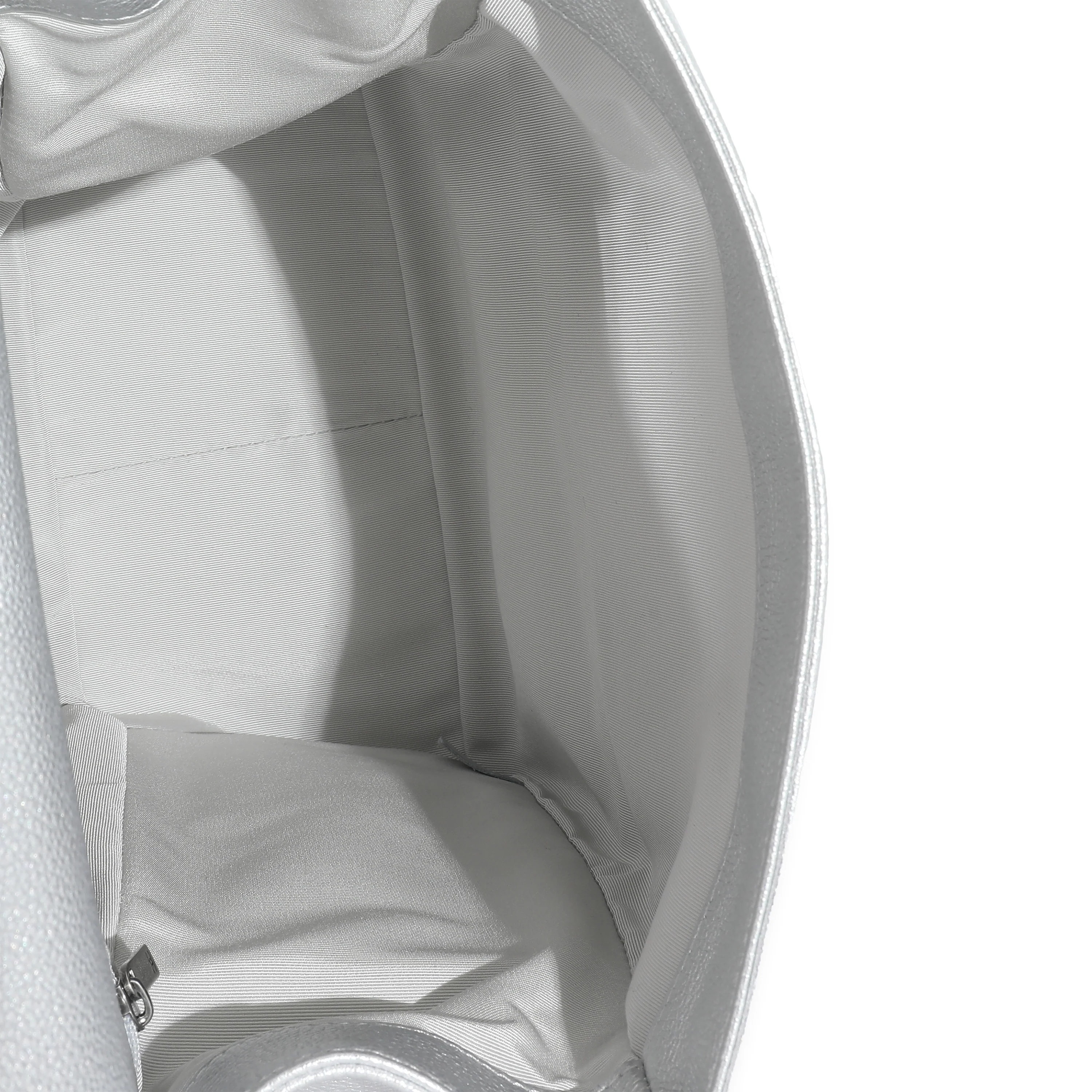 Chanel 16S Silver Grained Calfskin Casual Rock Backpack - Image 3