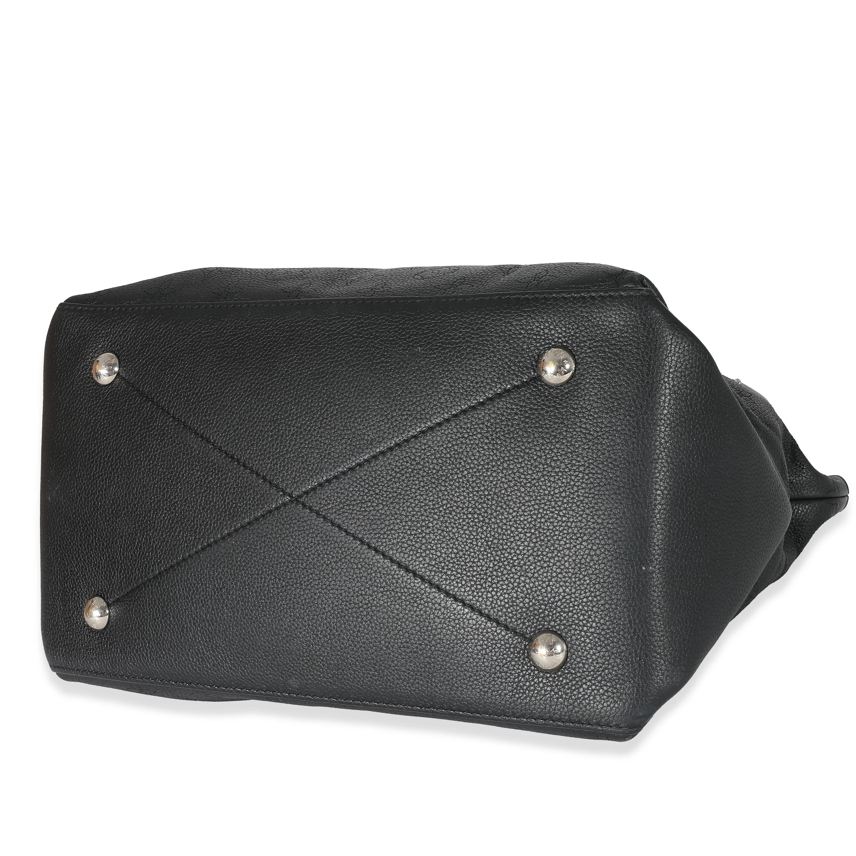 Louis Vuitton Black Monogram Mahina Beaubourg Hobo MM - Image 6