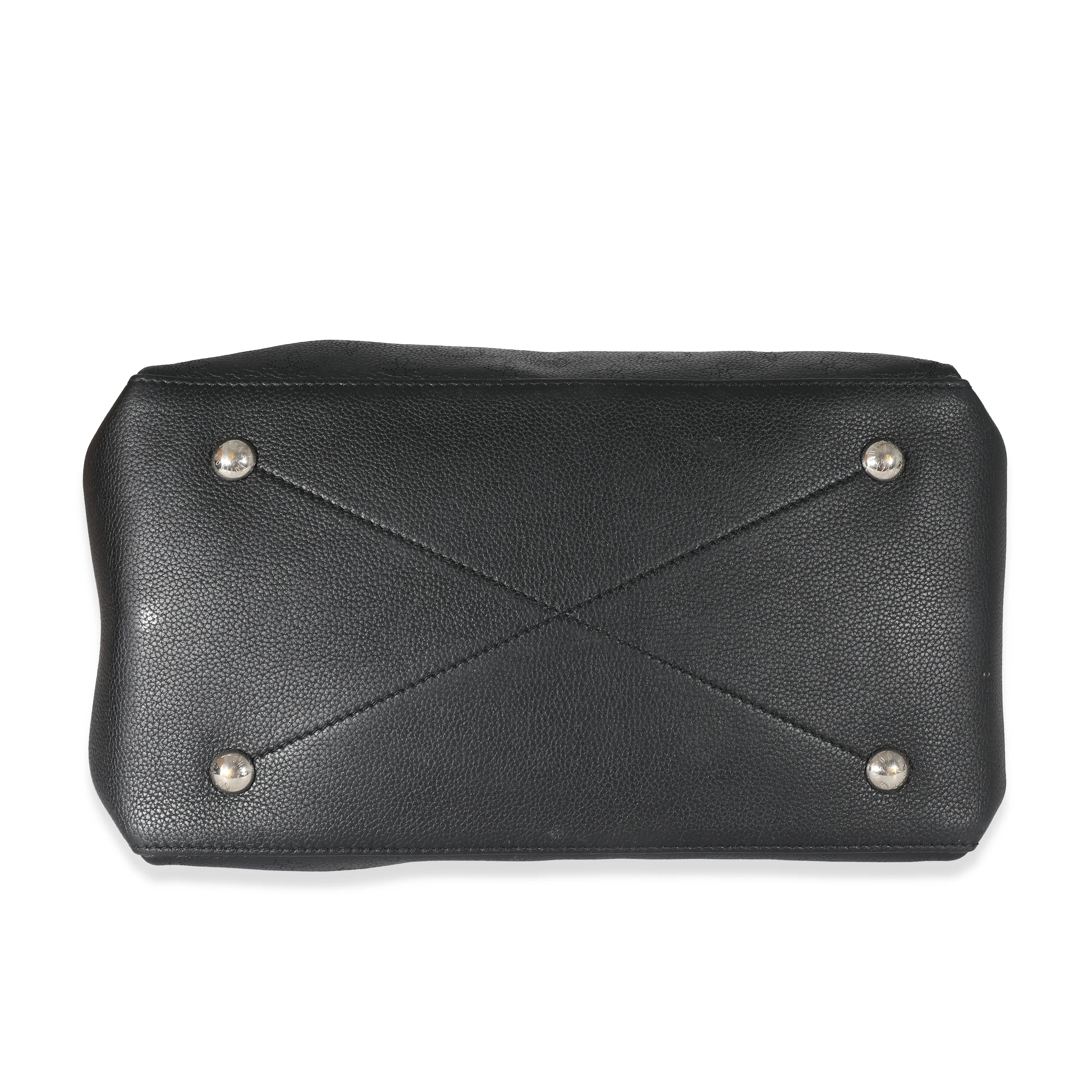 Louis Vuitton Black Monogram Mahina Beaubourg Hobo MM - Image 7