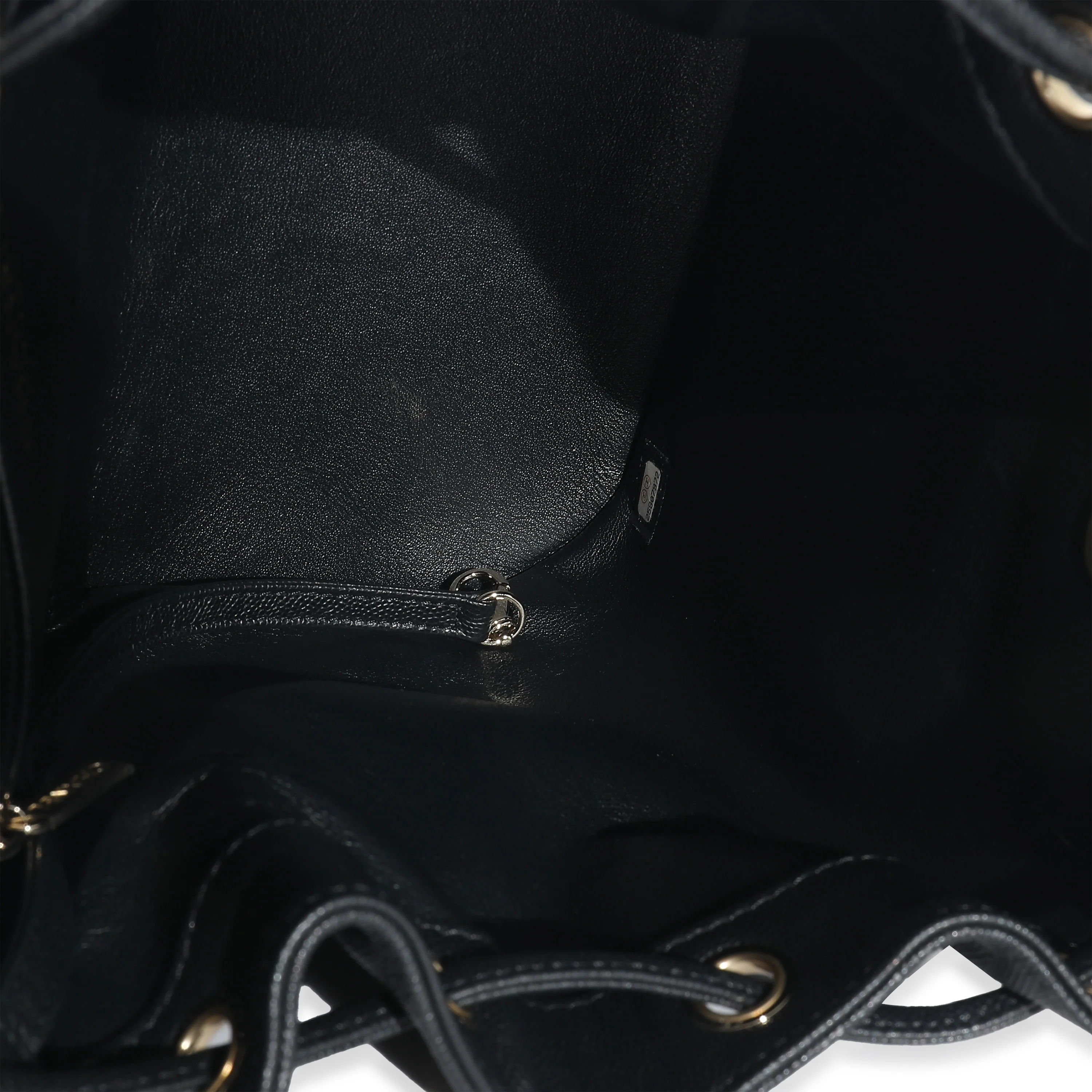Chanel 18S Black Quilted Caviar Business Affinity Backpack - Image 4