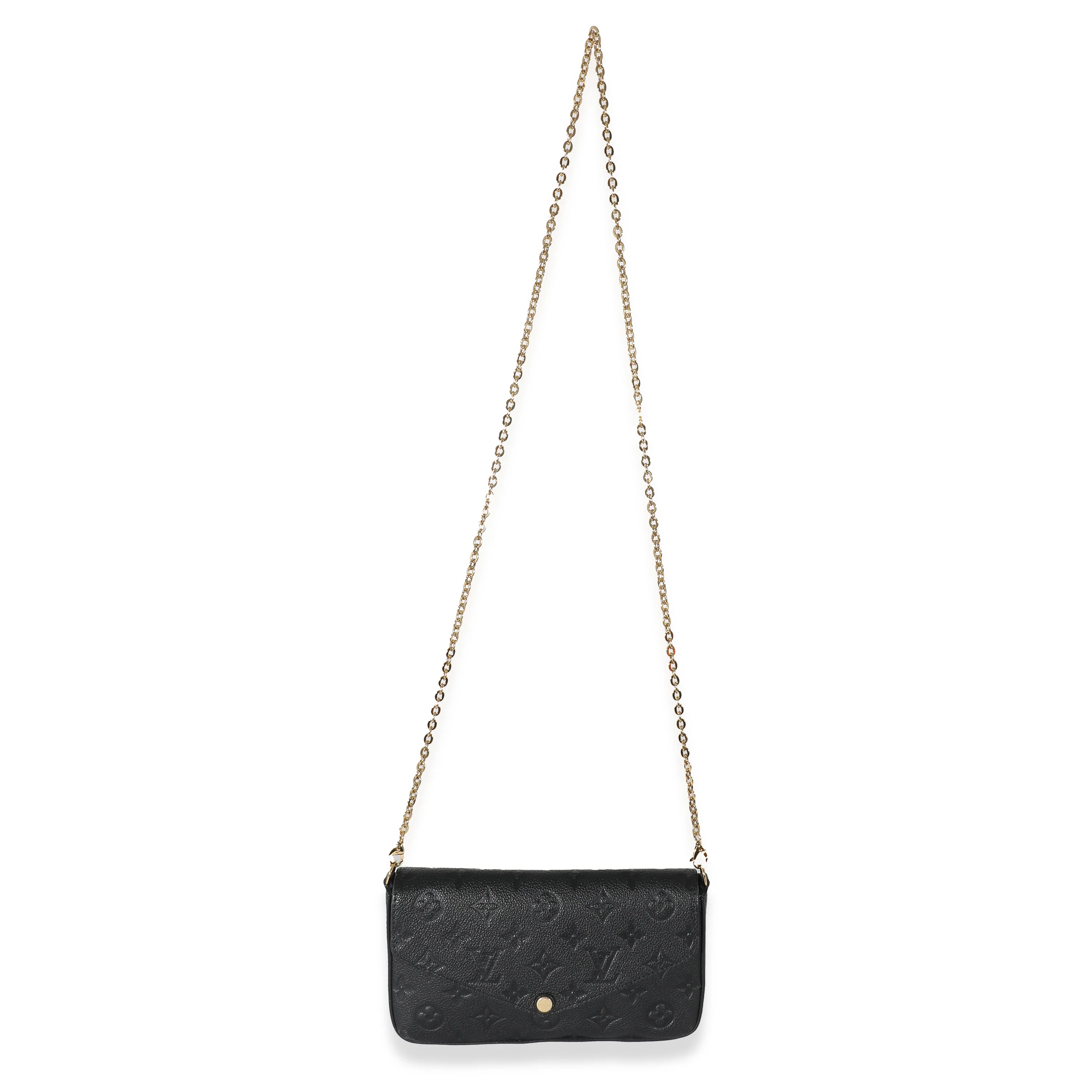 Louis Vuitton Black Monogram Empreinte Felicie Pochette - Image 4