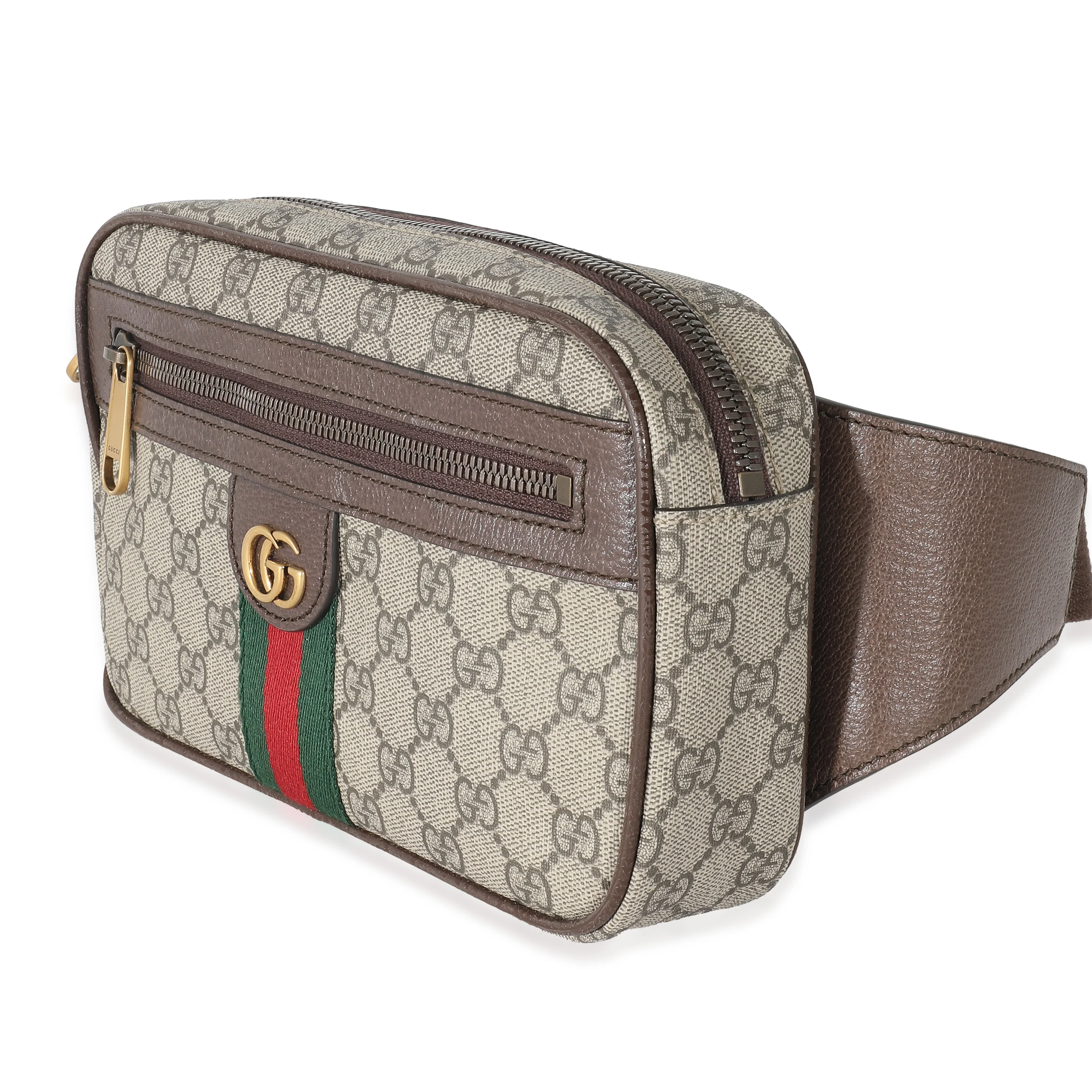 Gucci Beige GG Supreme Canvas Ophidia Belt Bag - Image 2