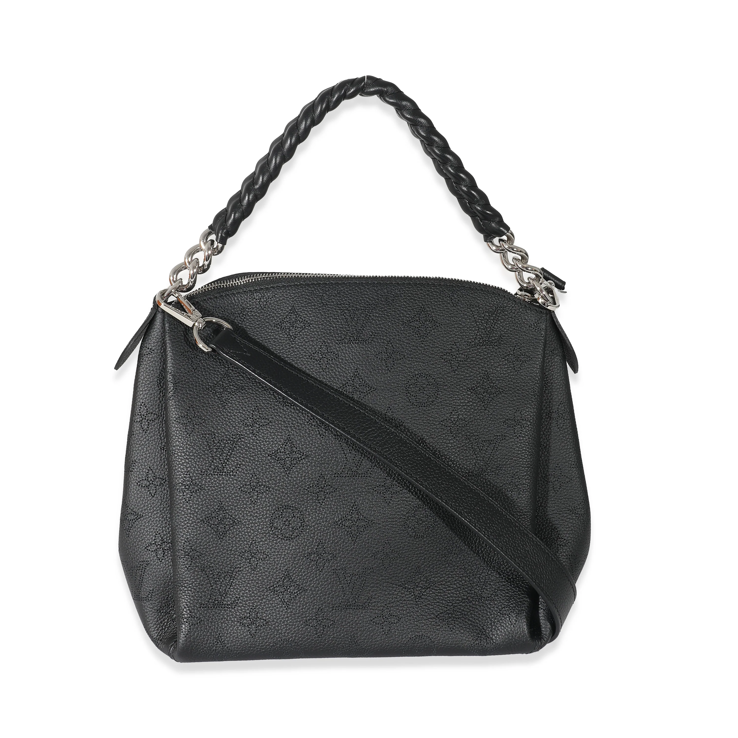 Louis Vuitton Black Mahina Babylone Chain BB - Image 3