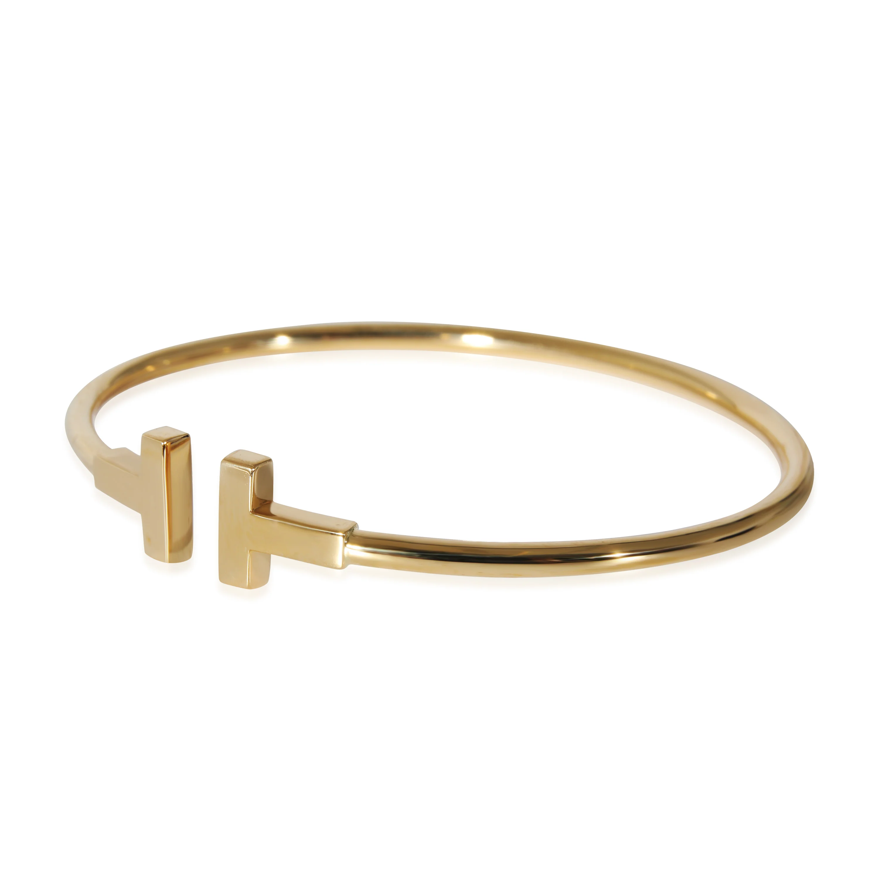 Tiffany & Co. Tiffany T Wire Bracelet in 18k Yellow Gold - Image 2