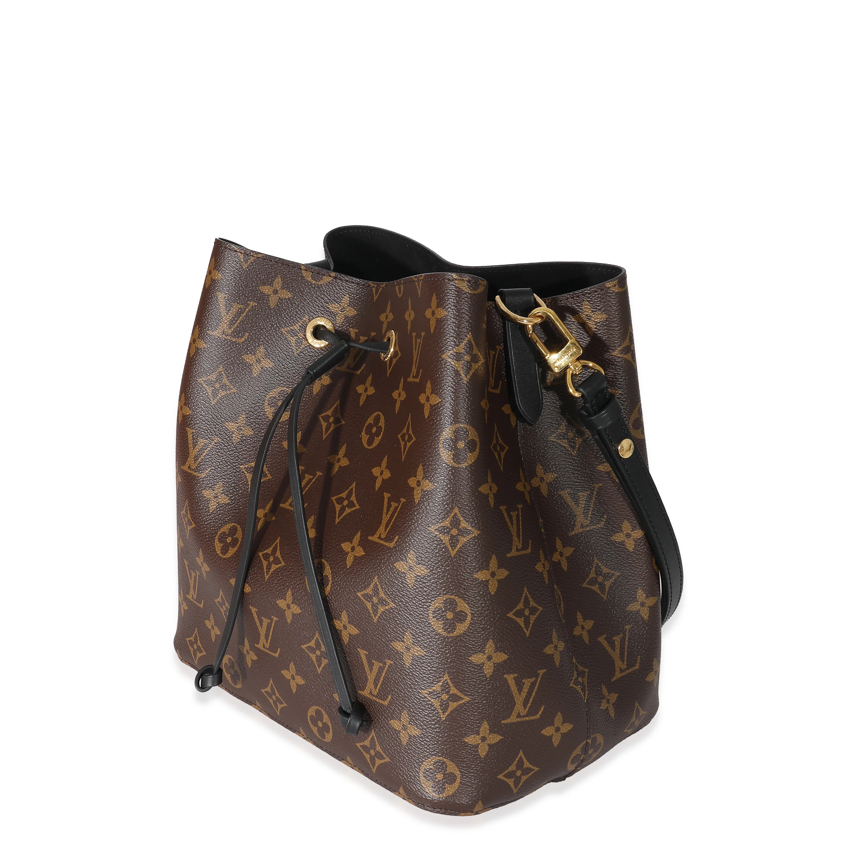 Louis Vuitton Monogram Canvas Black Leather NéoNoé MM - Image 2