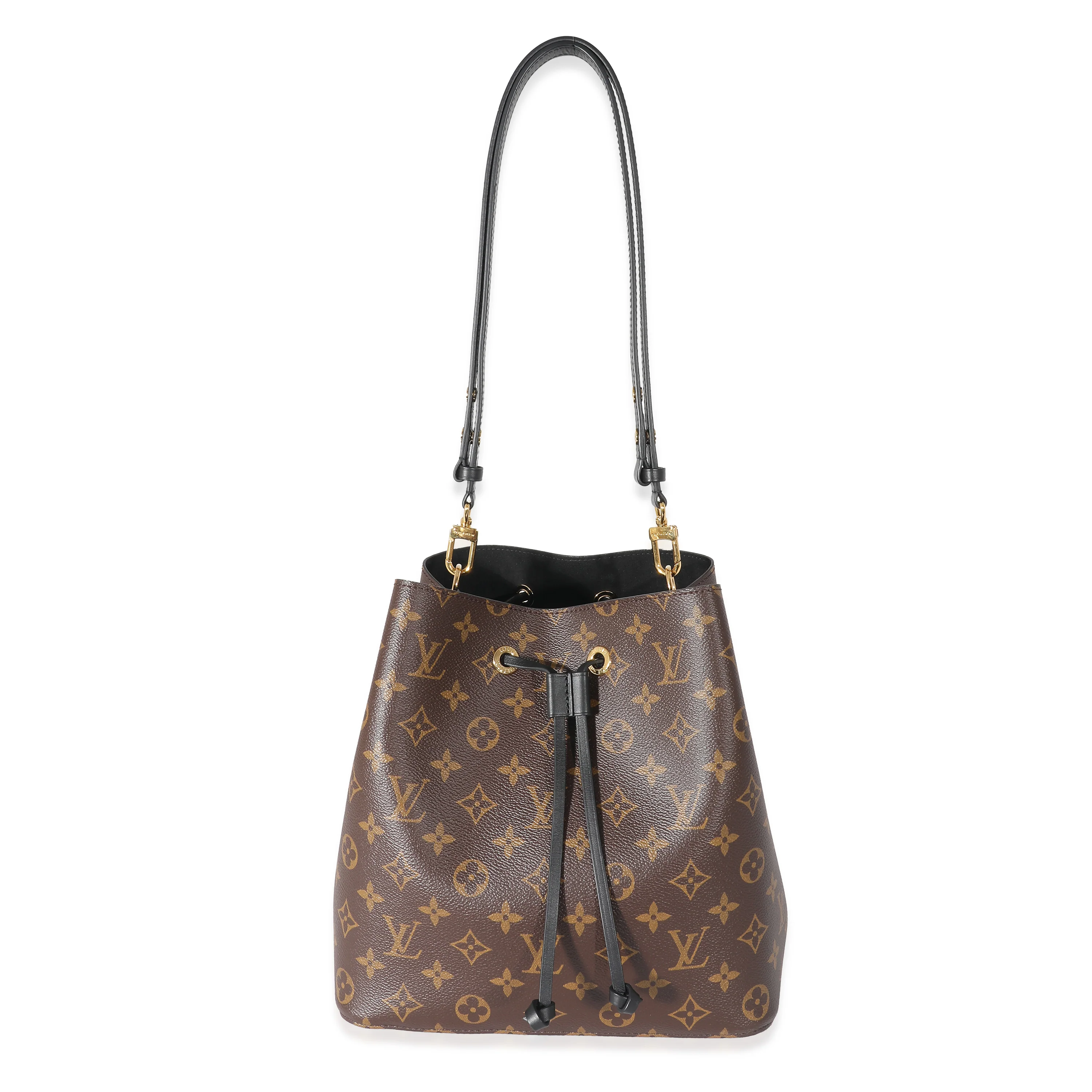 Louis Vuitton Monogram Canvas Black Leather NéoNoé MM - Image 8