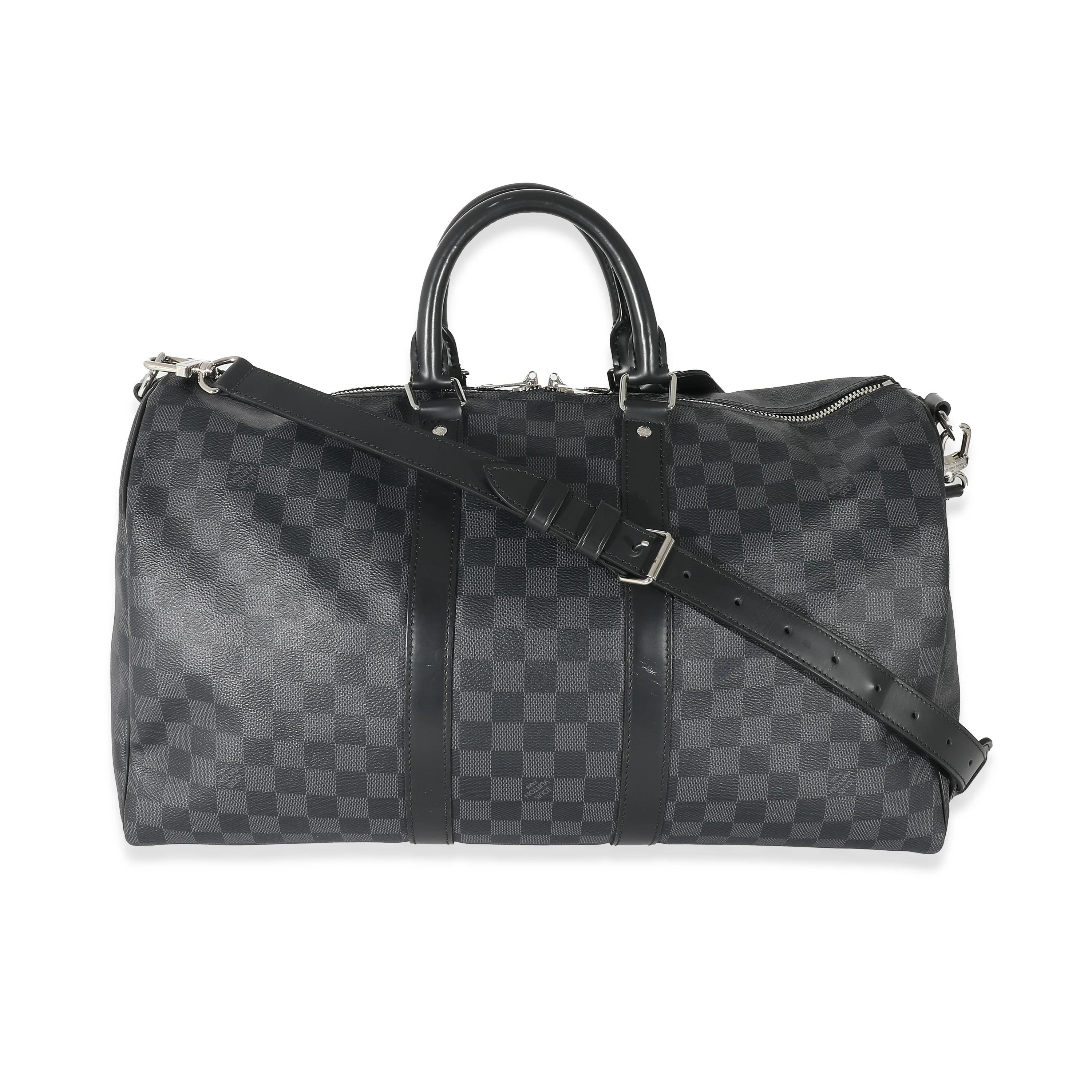 Louis Vuitton Damier Graphite Canvas Keepall Bandouliere 45 - Image 3
