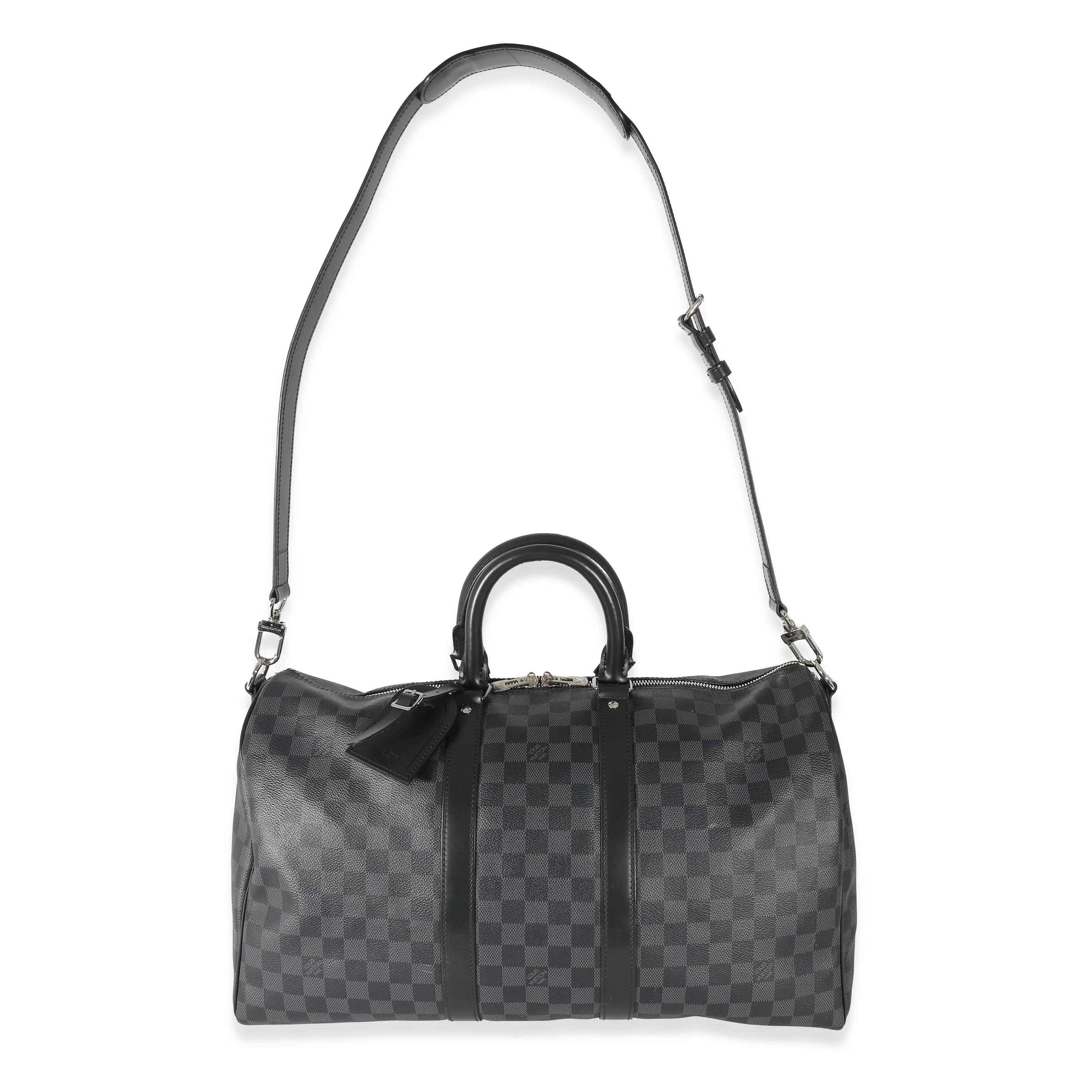 Louis Vuitton Damier Graphite Canvas Keepall Bandouliere 45 - Image 4