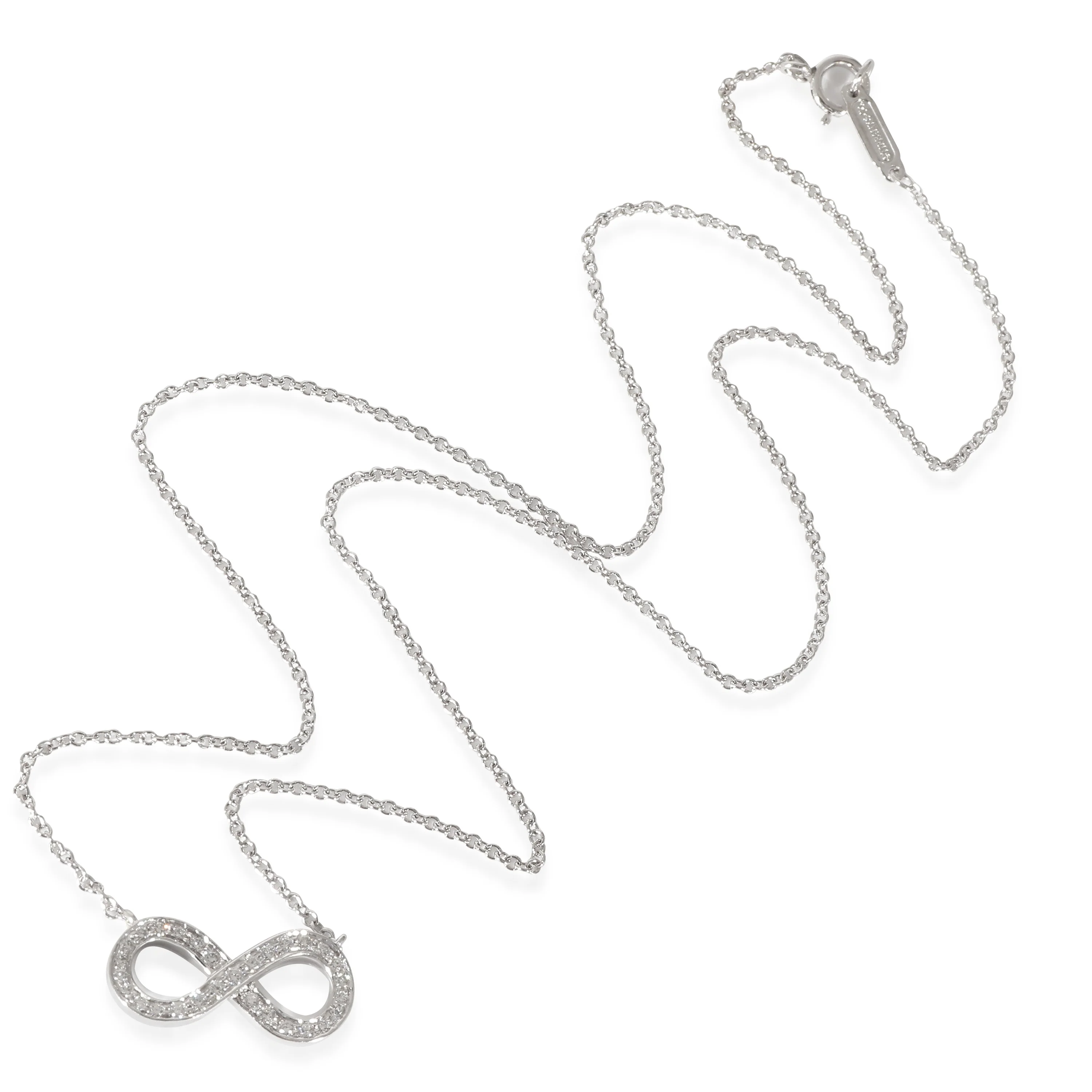 Tiffany & Co. Necklace in Platinum 0.1 CTW - Image 2