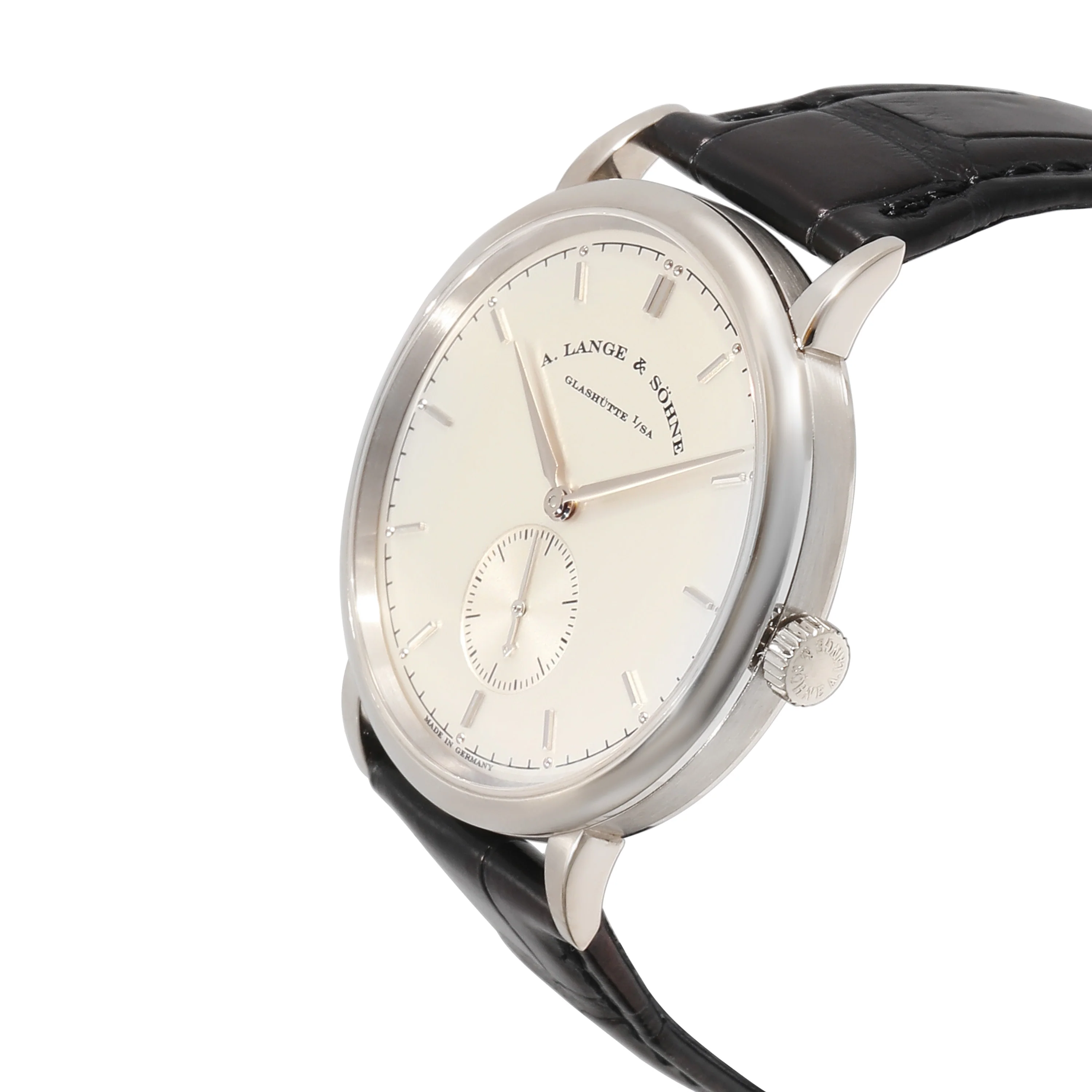 A. Lange & Sohne Saxonia 216.026 Mens Watch in 18kt White Gold - Image 2
