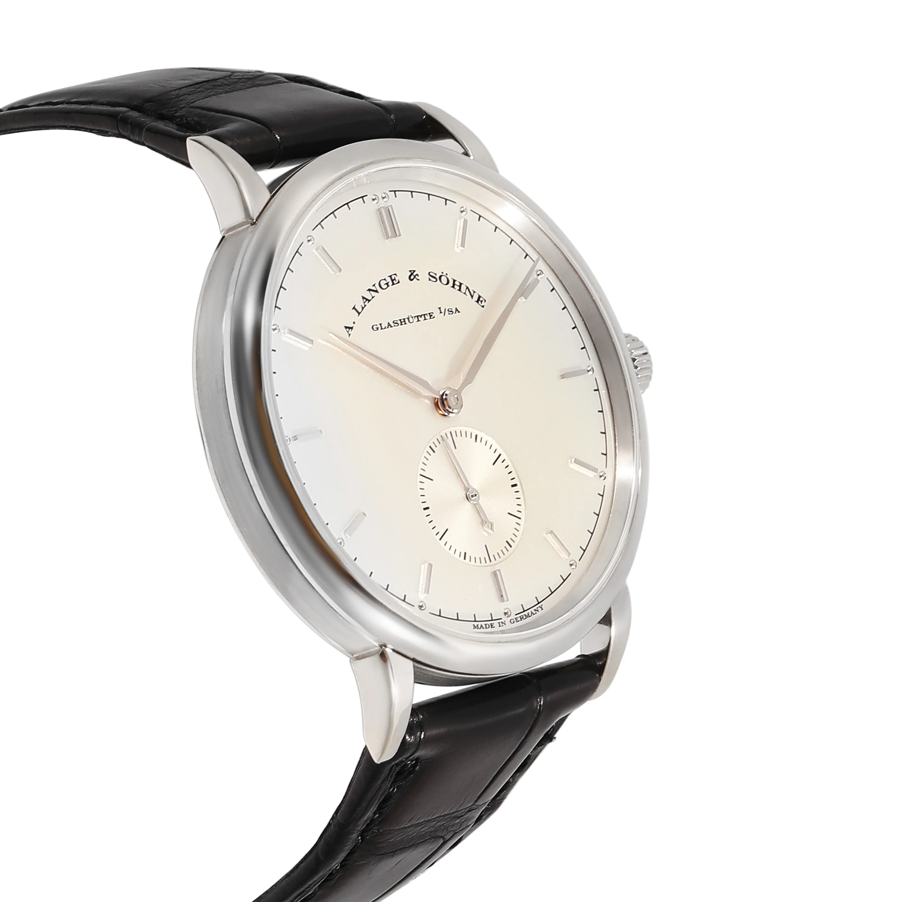A. Lange & Sohne Saxonia 216.026 Mens Watch in 18kt White Gold - Image 3