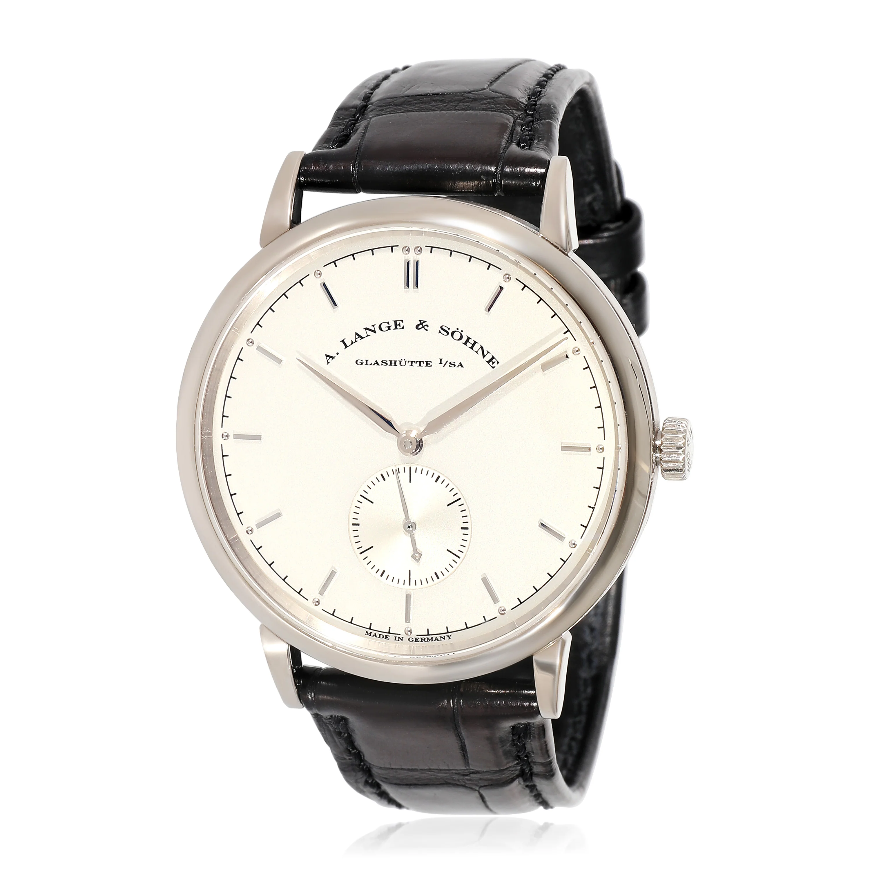 A. Lange & Sohne Saxonia 216.026 Mens Watch in 18kt White Gold - Image 6