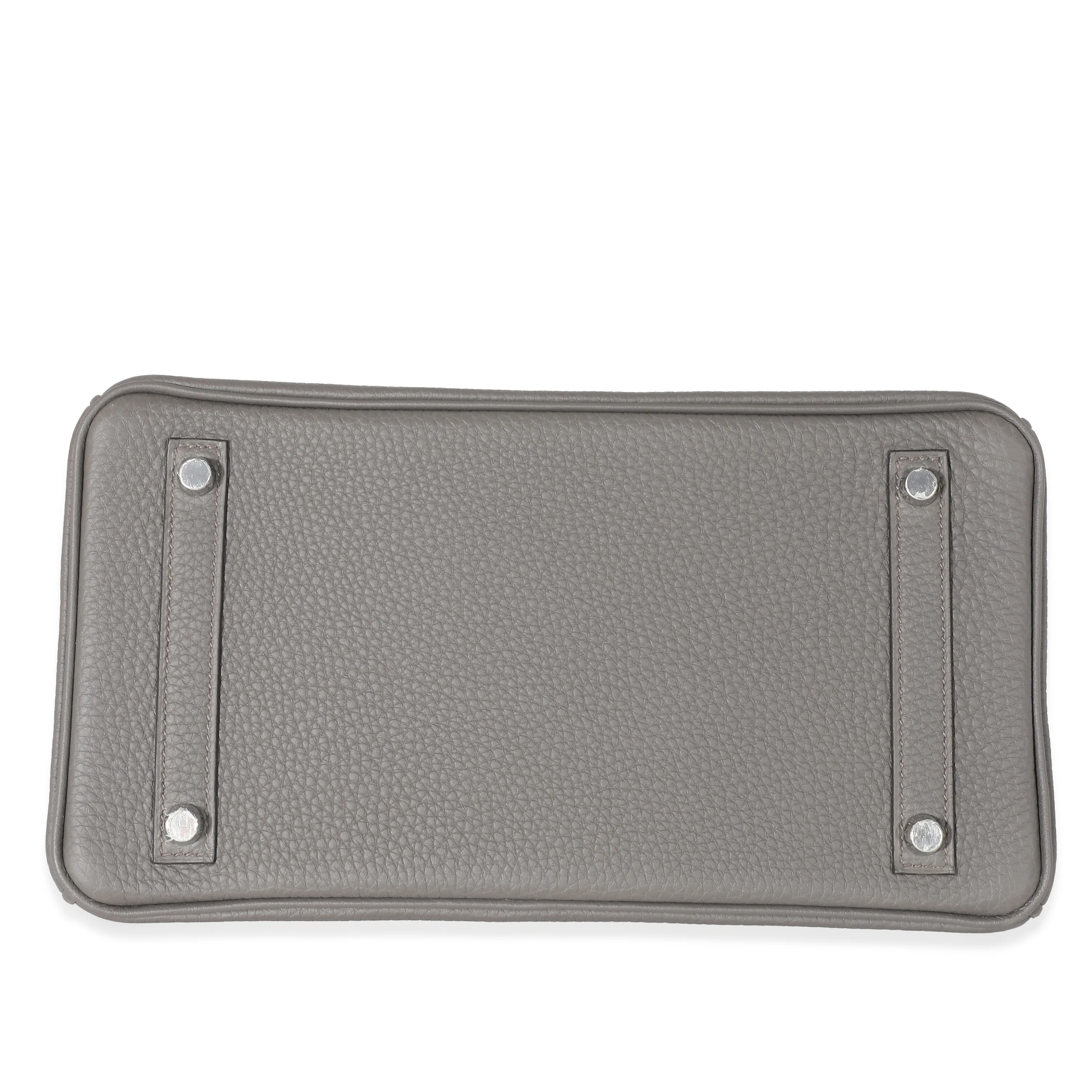 Hermès Gris Etain Togo Birkin 30 PHW - Image 5