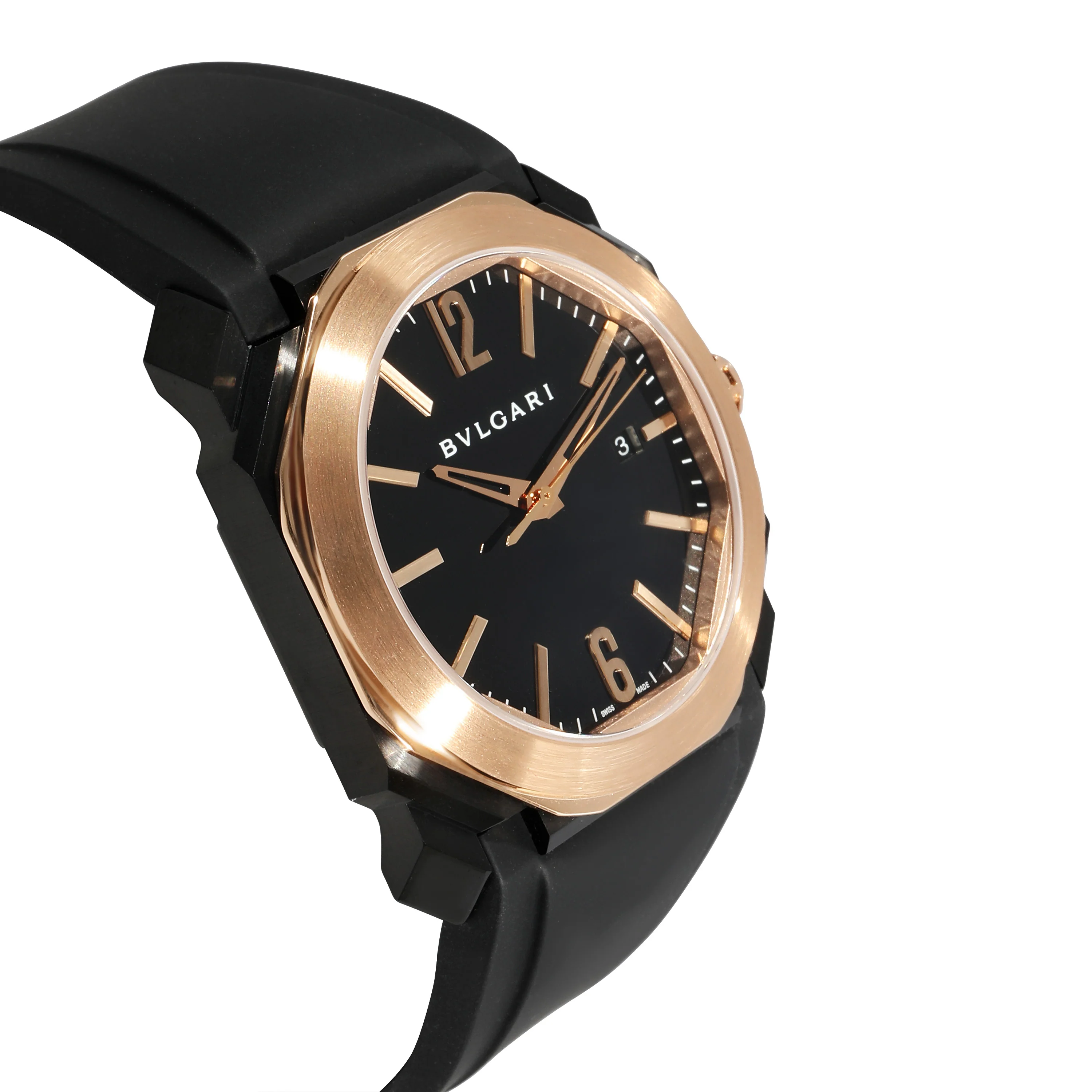 BVLGARI Octo LOriginale 102485 Mens Watch in 18kt Stainless Steel/Rose Gold - Image 2