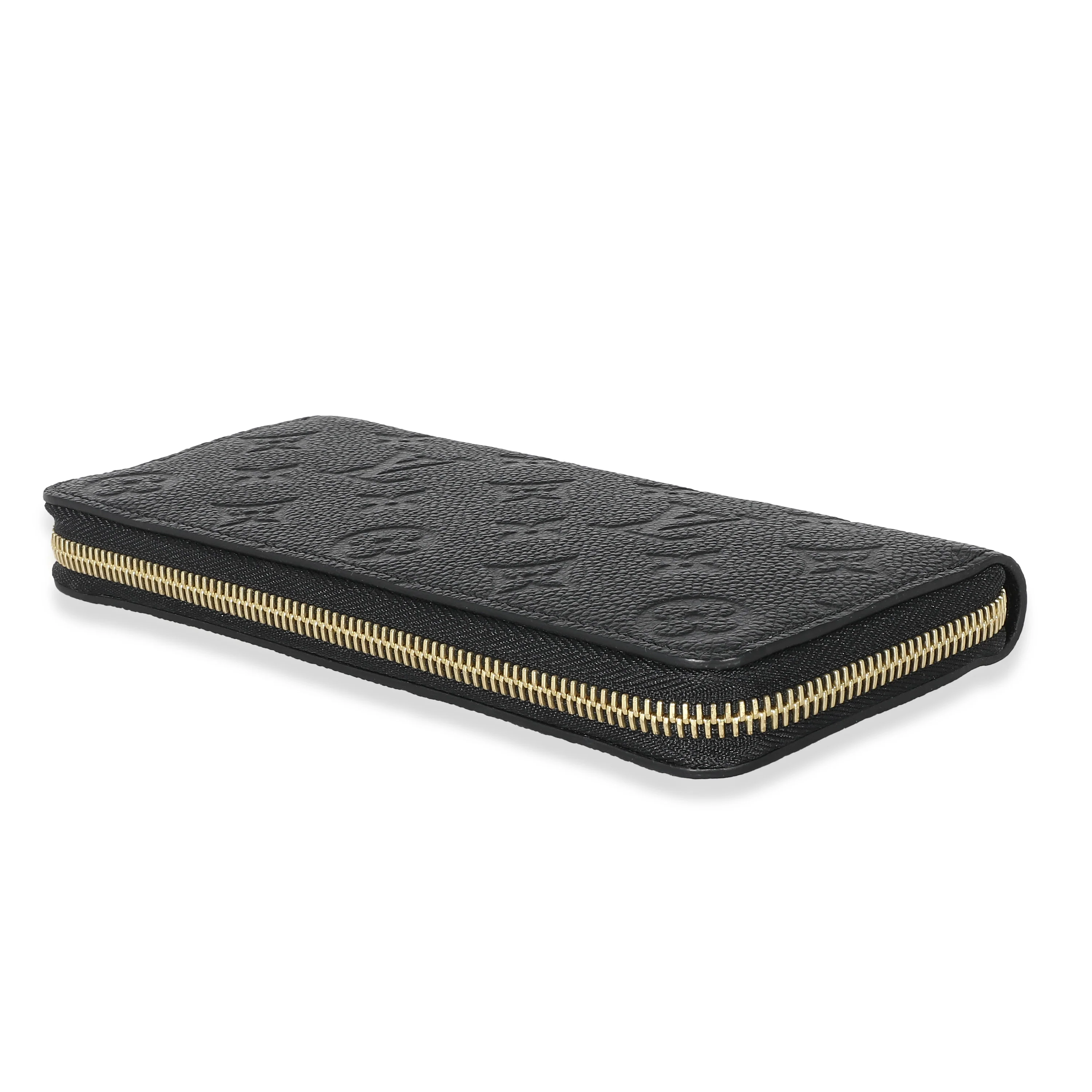 Louis Vuitton Black Monogram Empreinte Clemence Wallet - Image 5