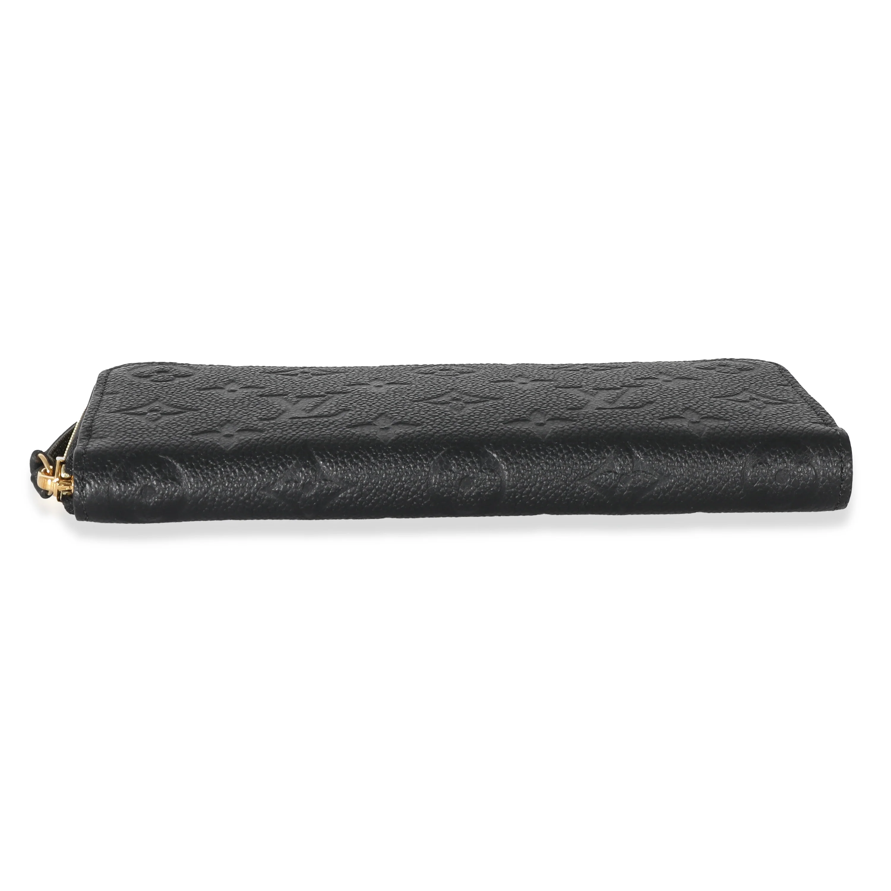 Louis Vuitton Black Monogram Empreinte Clemence Wallet - Image 6