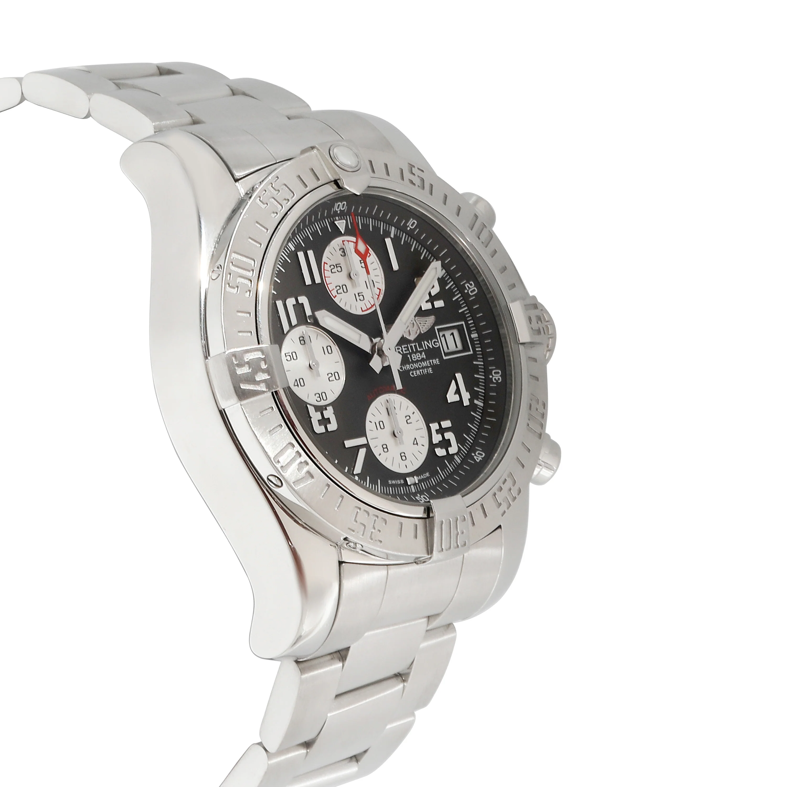 Breitling Super Avenger II A13381 Mens Watch in  Stainless Steel - Image 2