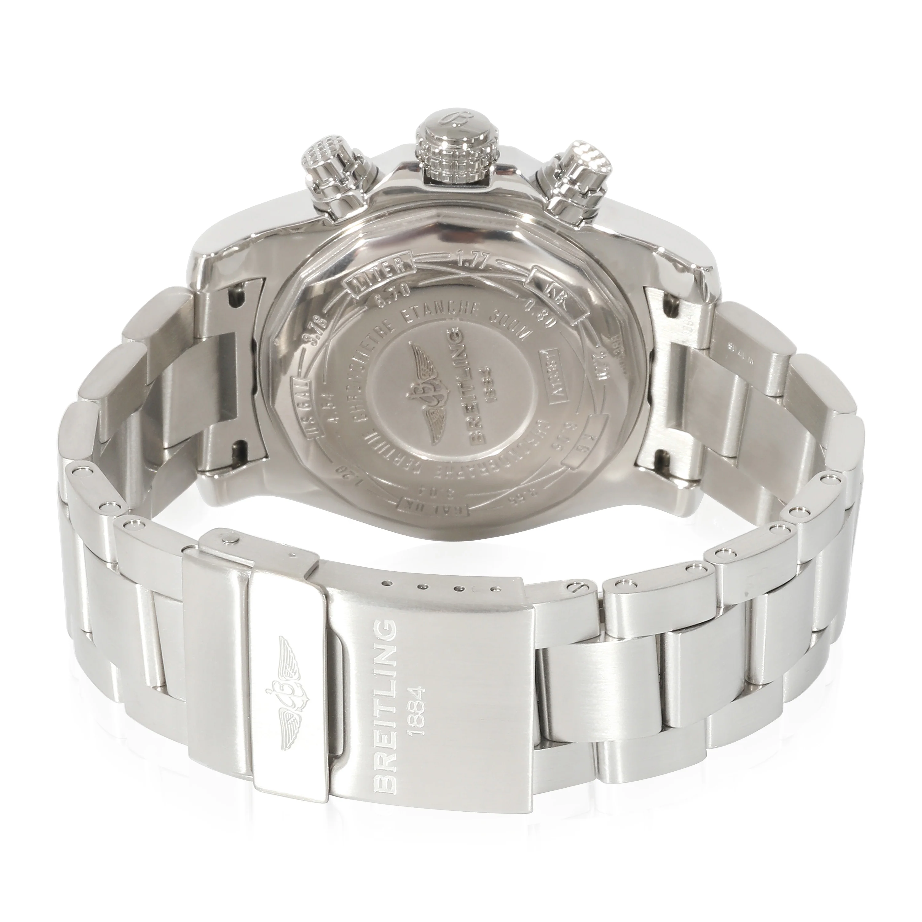 Breitling Super Avenger II A13381 Mens Watch in  Stainless Steel - Image 4