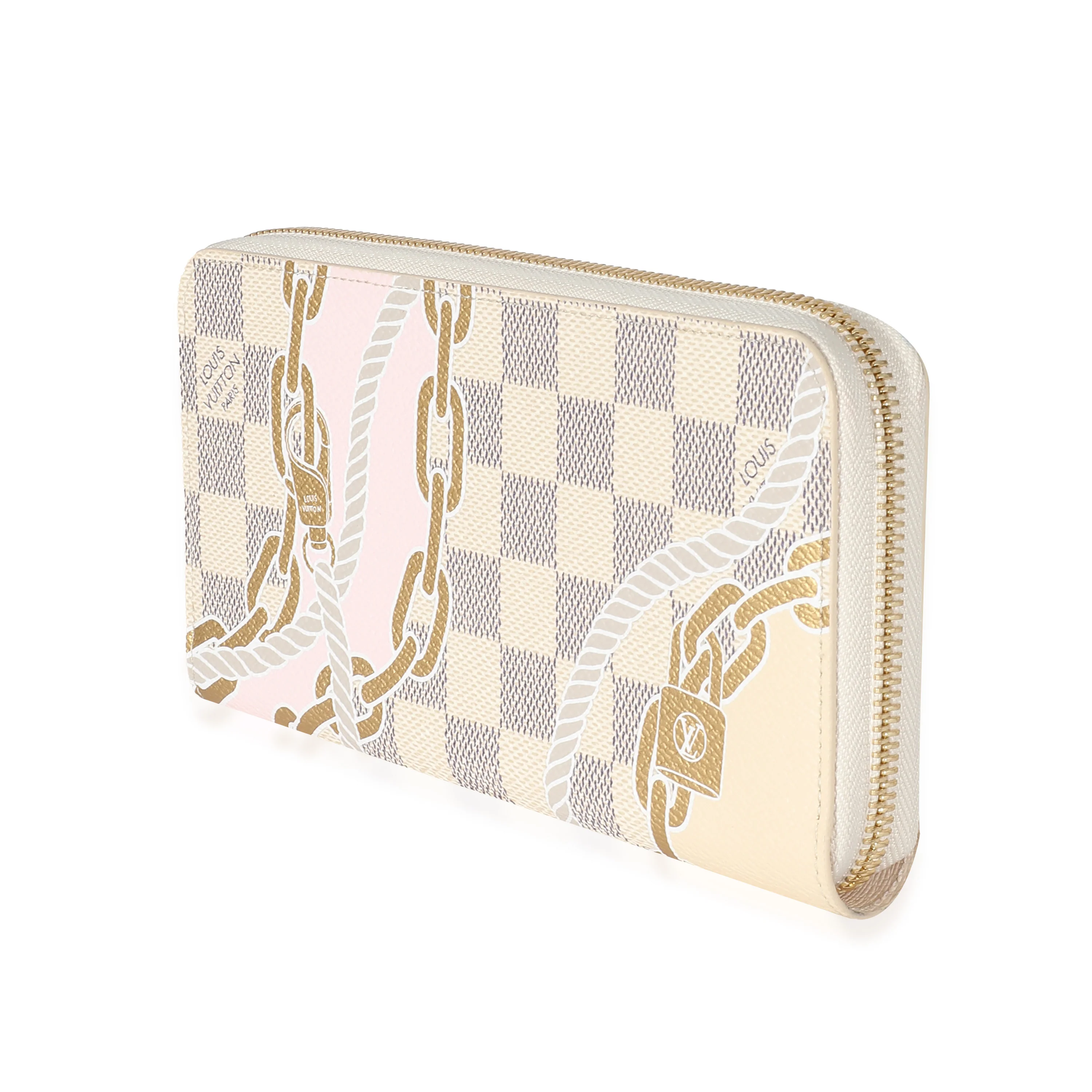 Louis Vuitton Damier Azur Canvas Nautical Zippy Wallet - Image 2