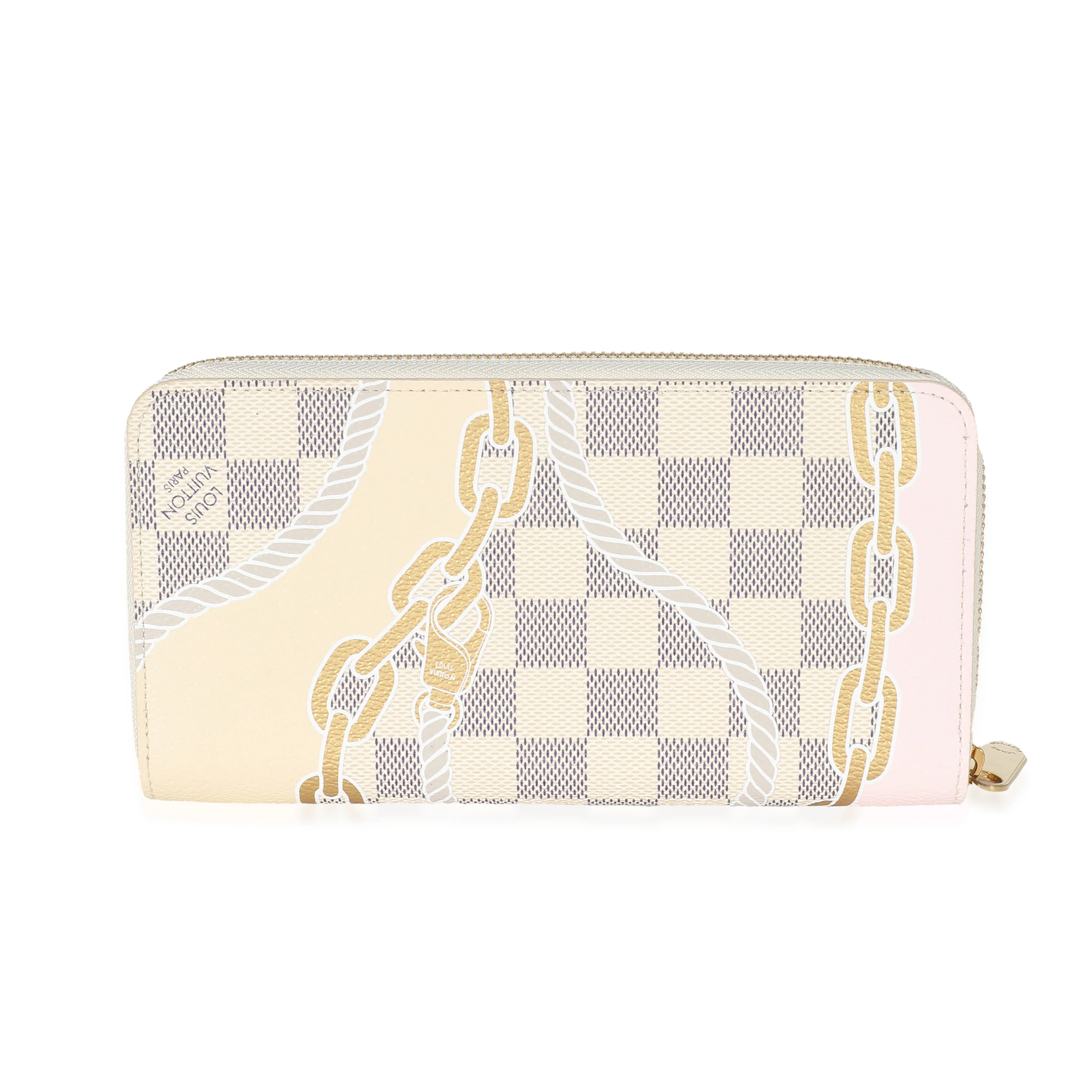 Louis Vuitton Damier Azur Canvas Nautical Zippy Wallet - Image 3