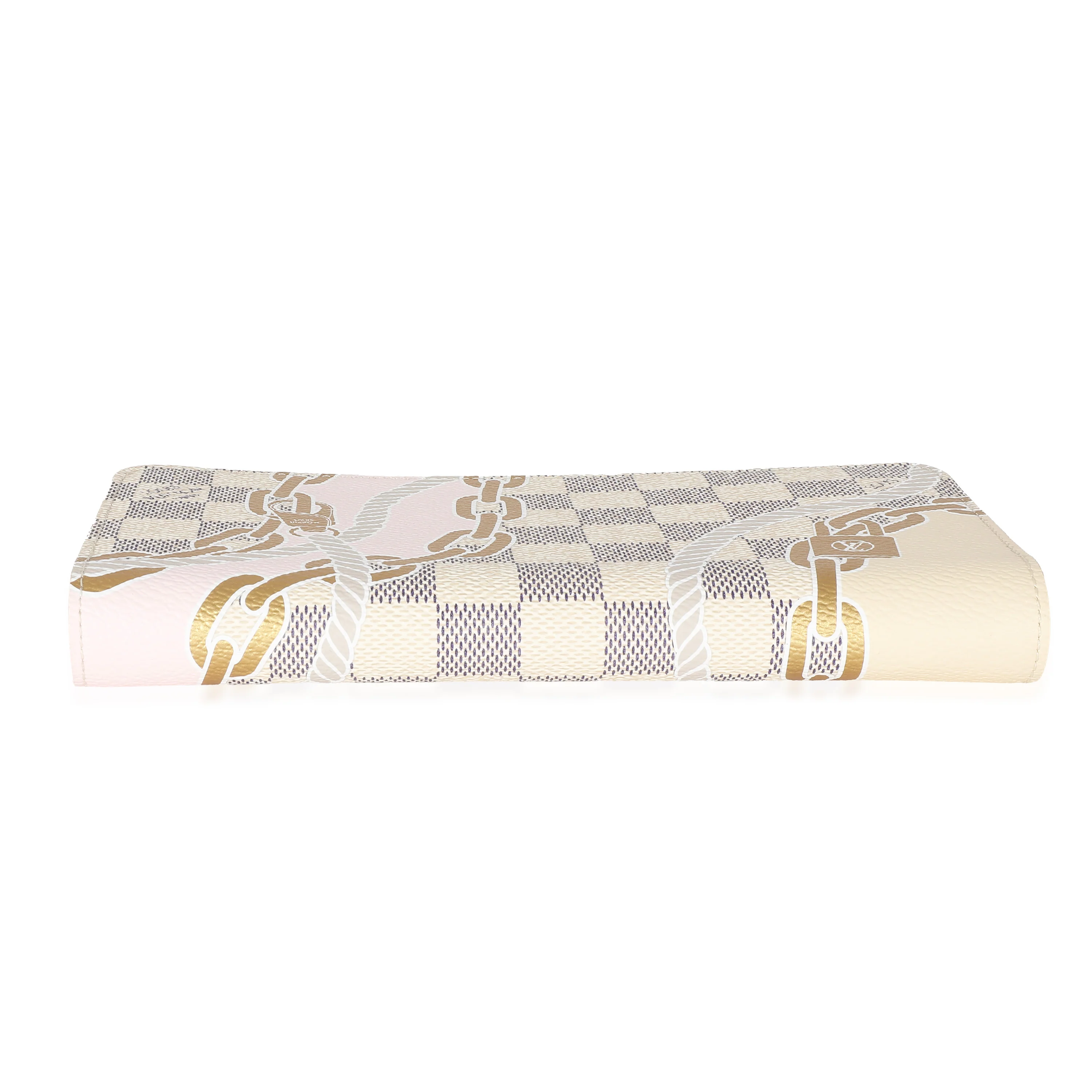 Louis Vuitton Damier Azur Canvas Nautical Zippy Wallet - Image 5