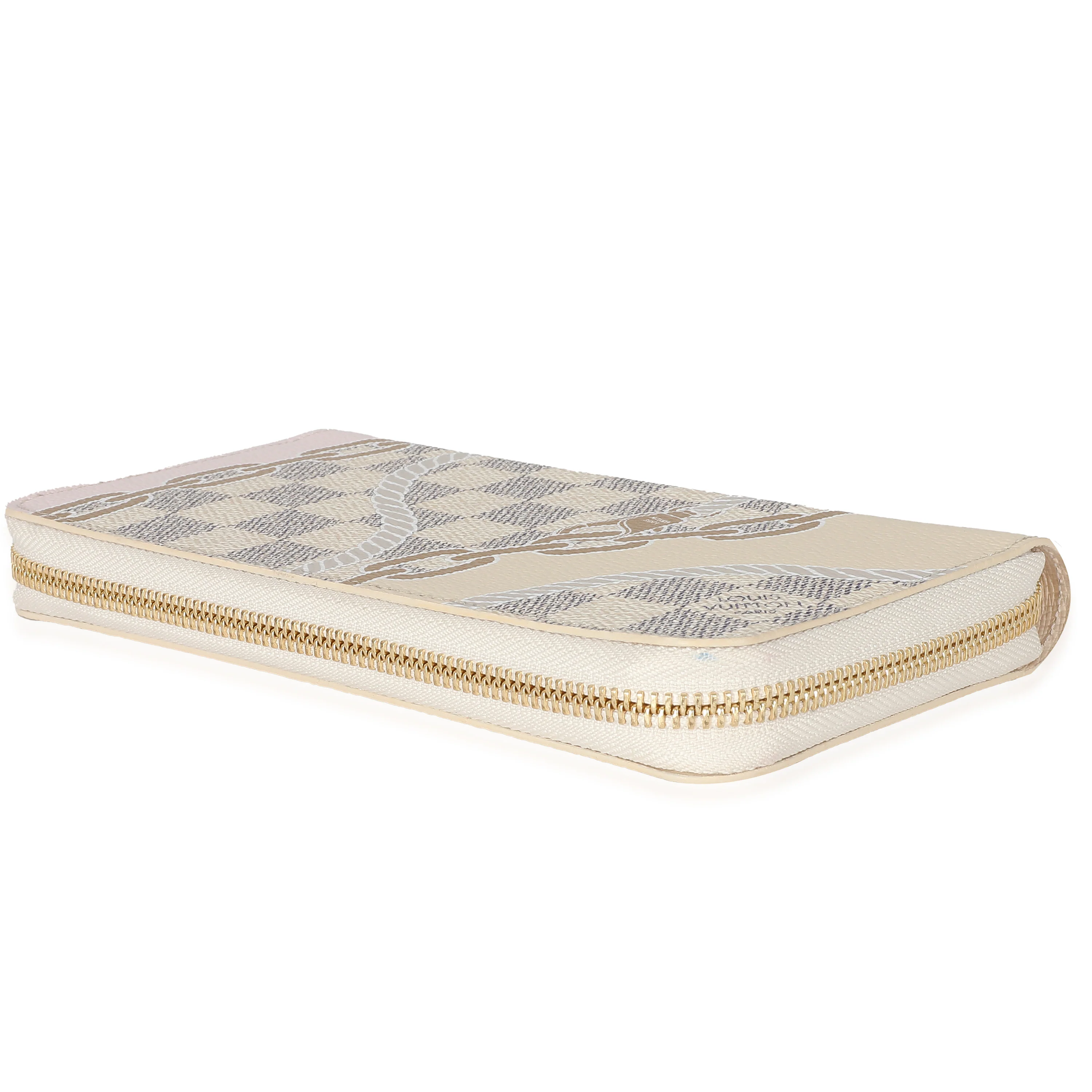 Louis Vuitton Damier Azur Canvas Nautical Zippy Wallet - Image 7