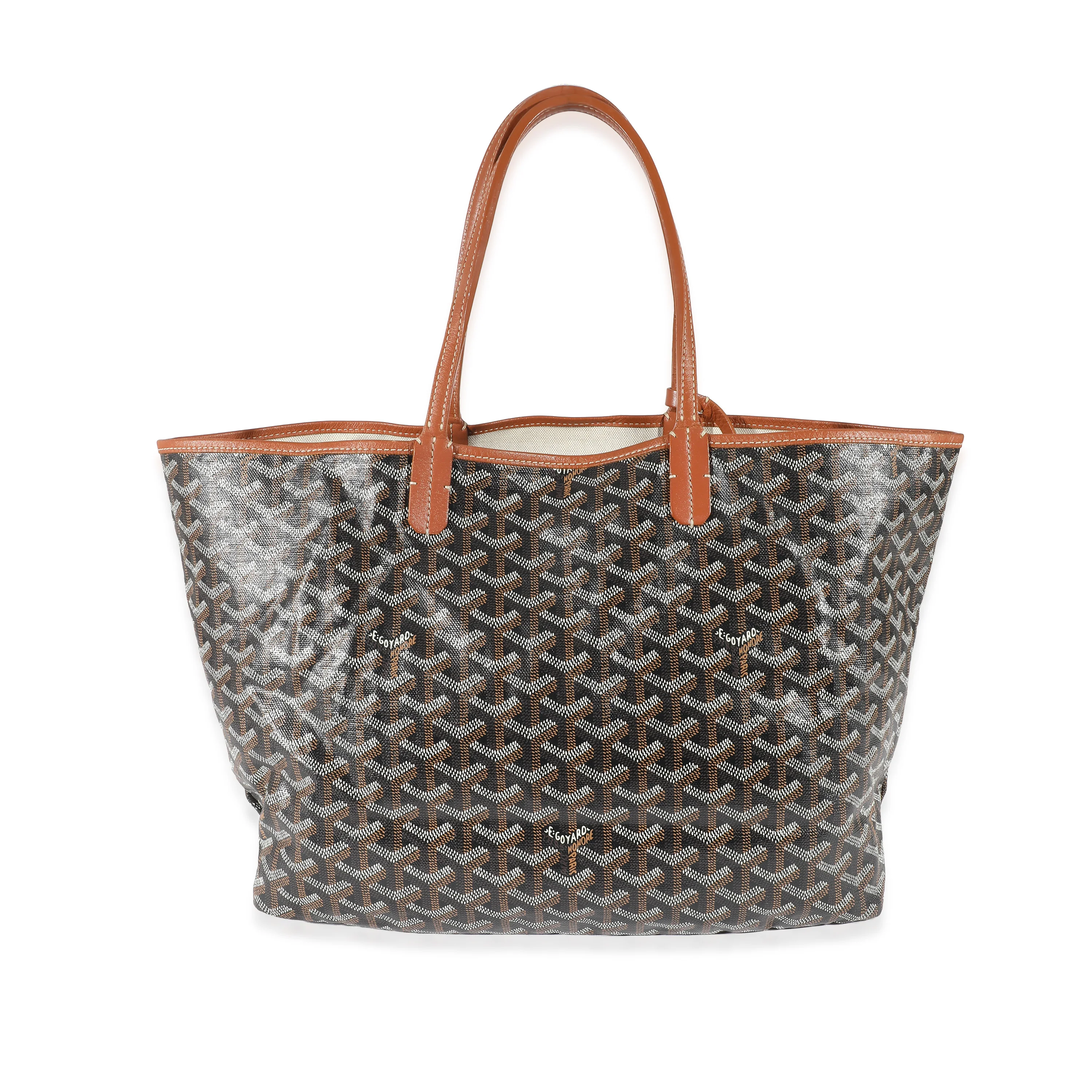 Goyard Gold Black Goyardine Saint Louis PM - Image 4