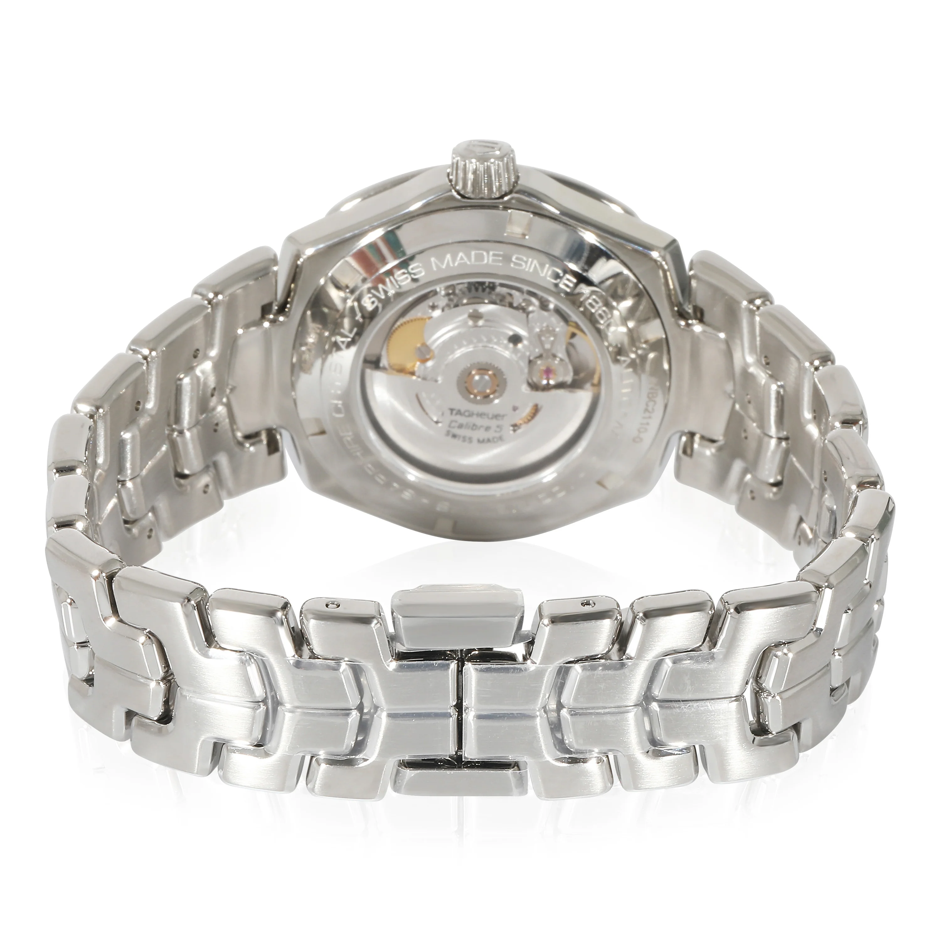 Tag Heuer Link Calibre 5 WBC2110.BA0603 Mens Watch in  Stainless Steel - Image 4