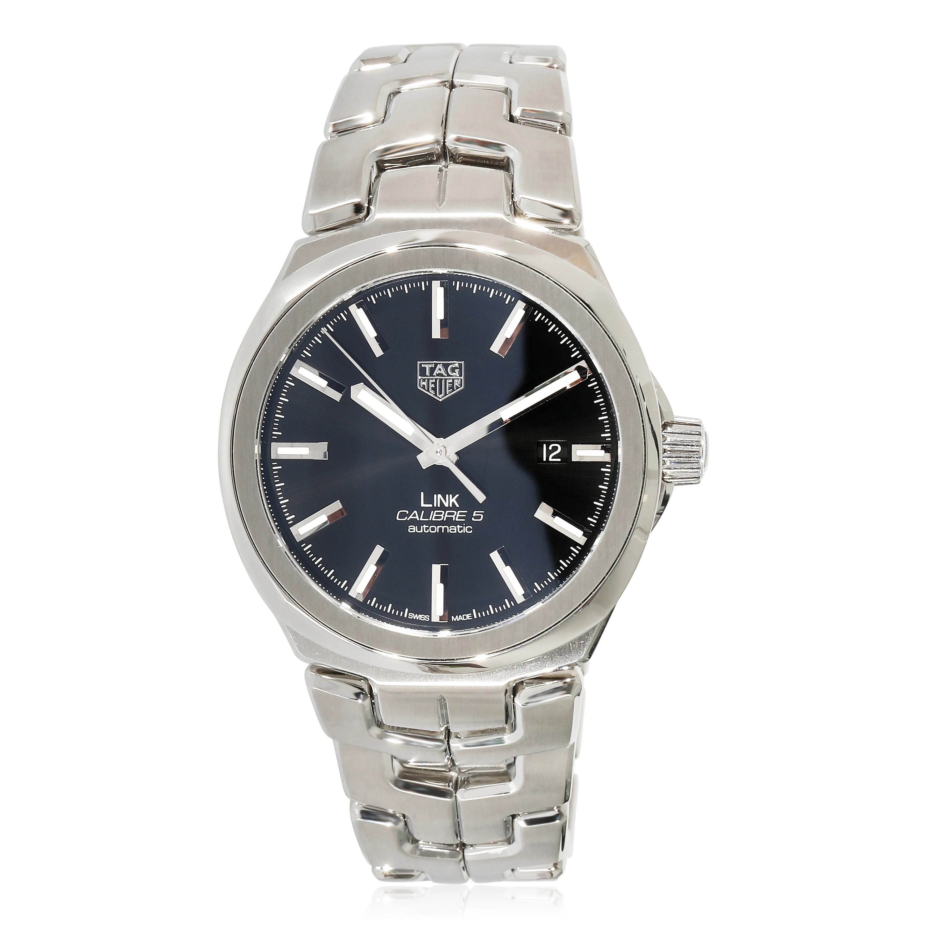 Tag Heuer Link Calibre 5 WBC2110.BA0603 Mens Watch in  Stainless Steel - Image 6