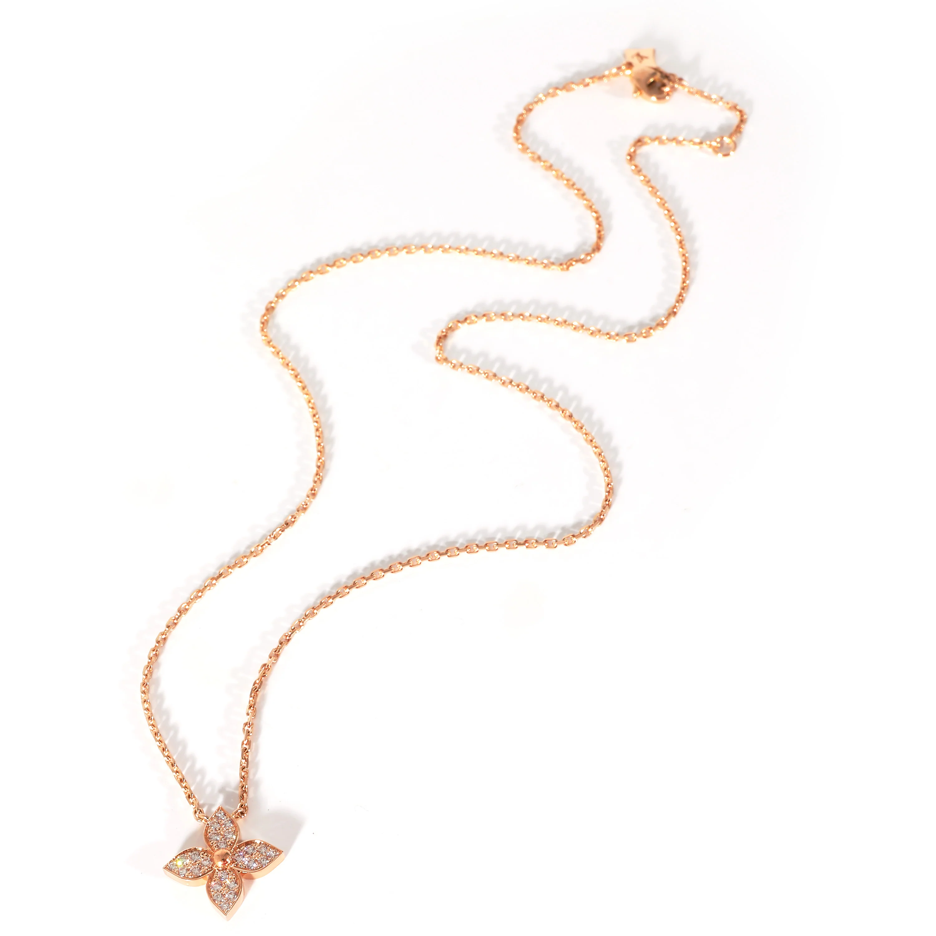 Louis Vuitton Idylle Blossom Necklace in 18K Rose Gold 0.2 CTW - Image 2