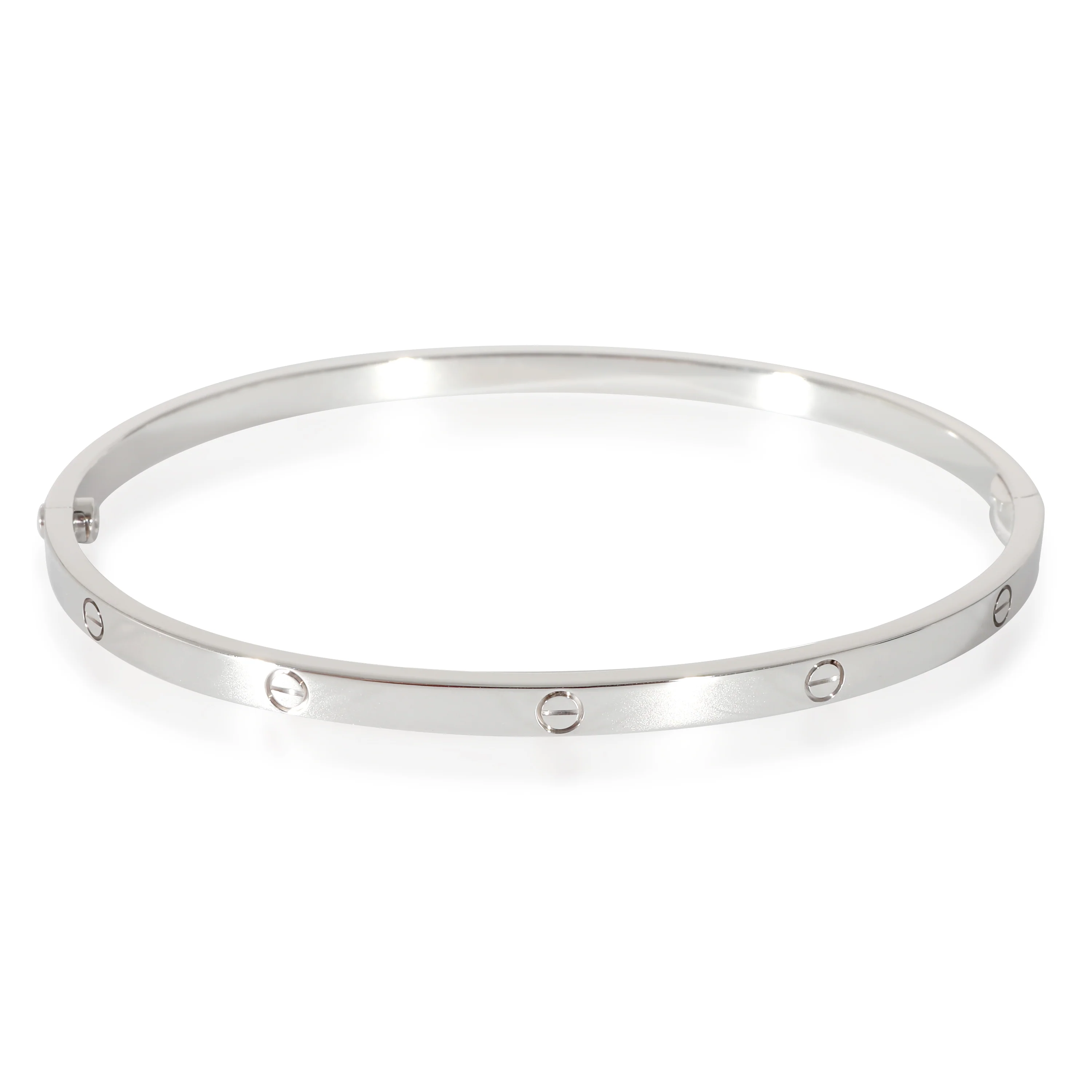 Cartier Love Bracelet, Small Model (White Gold) - Image 3