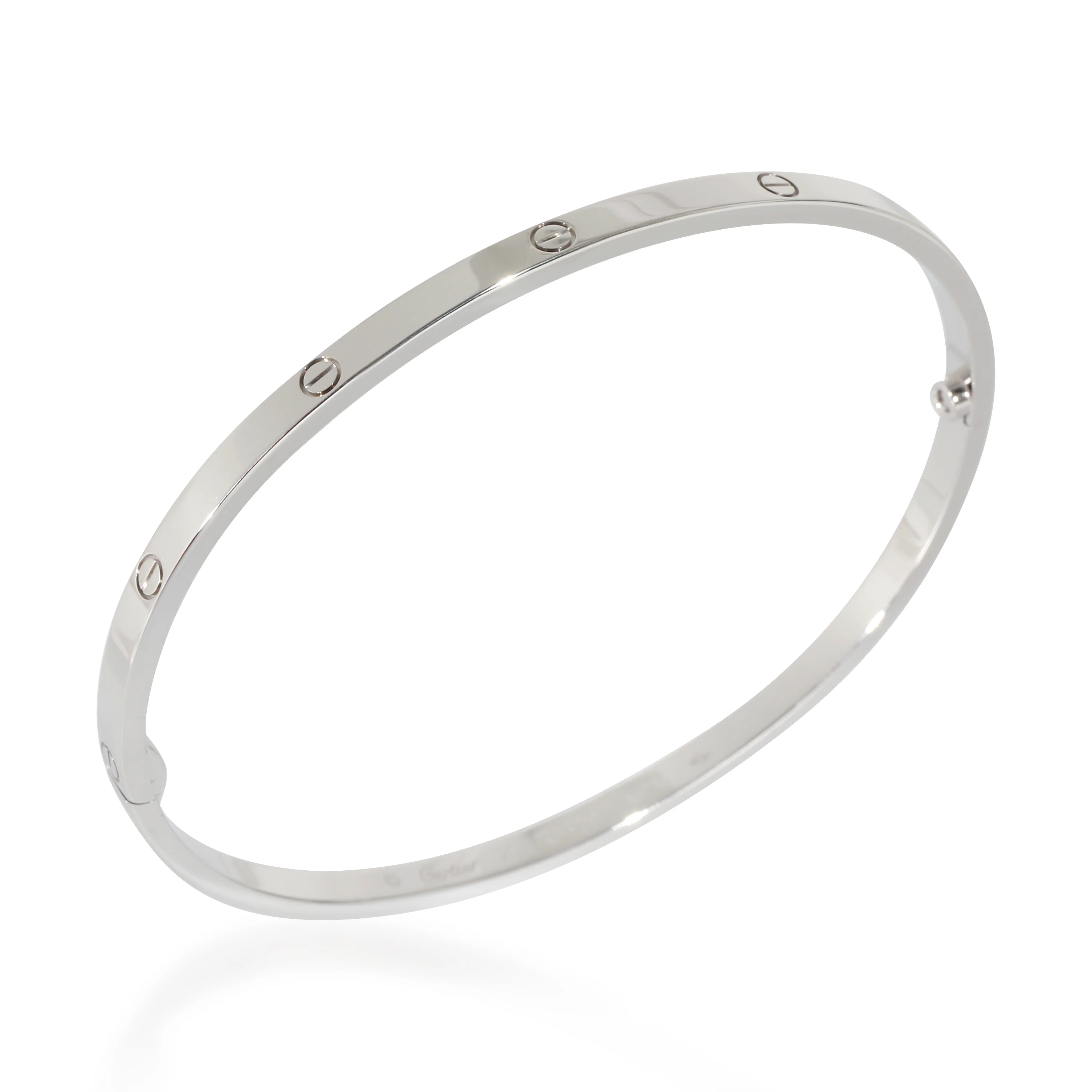 Cartier Love Bracelet, Small Model (White Gold) - Image 4