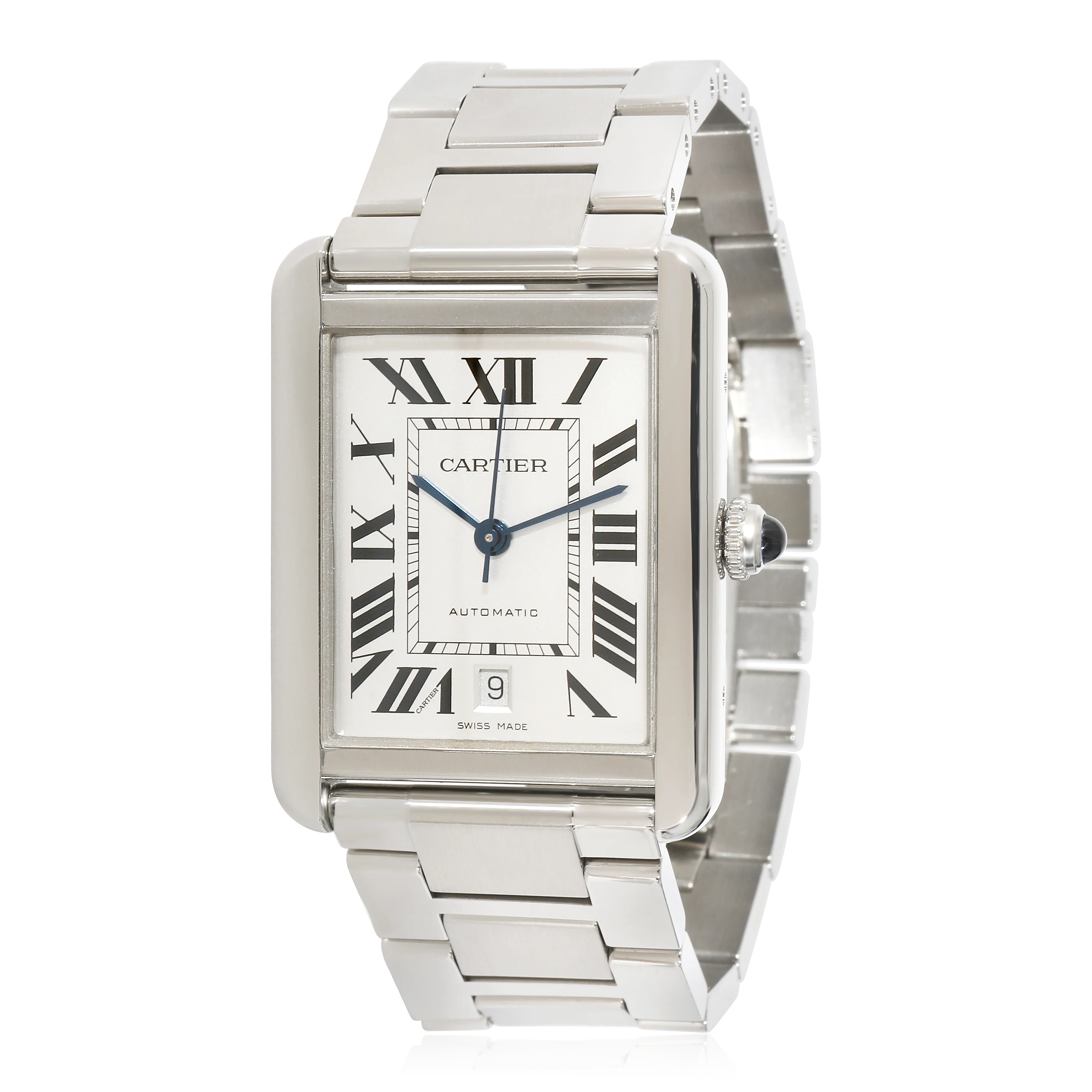 Cartier Tank Solo W5200028 Mens Watch in Stainless Steel