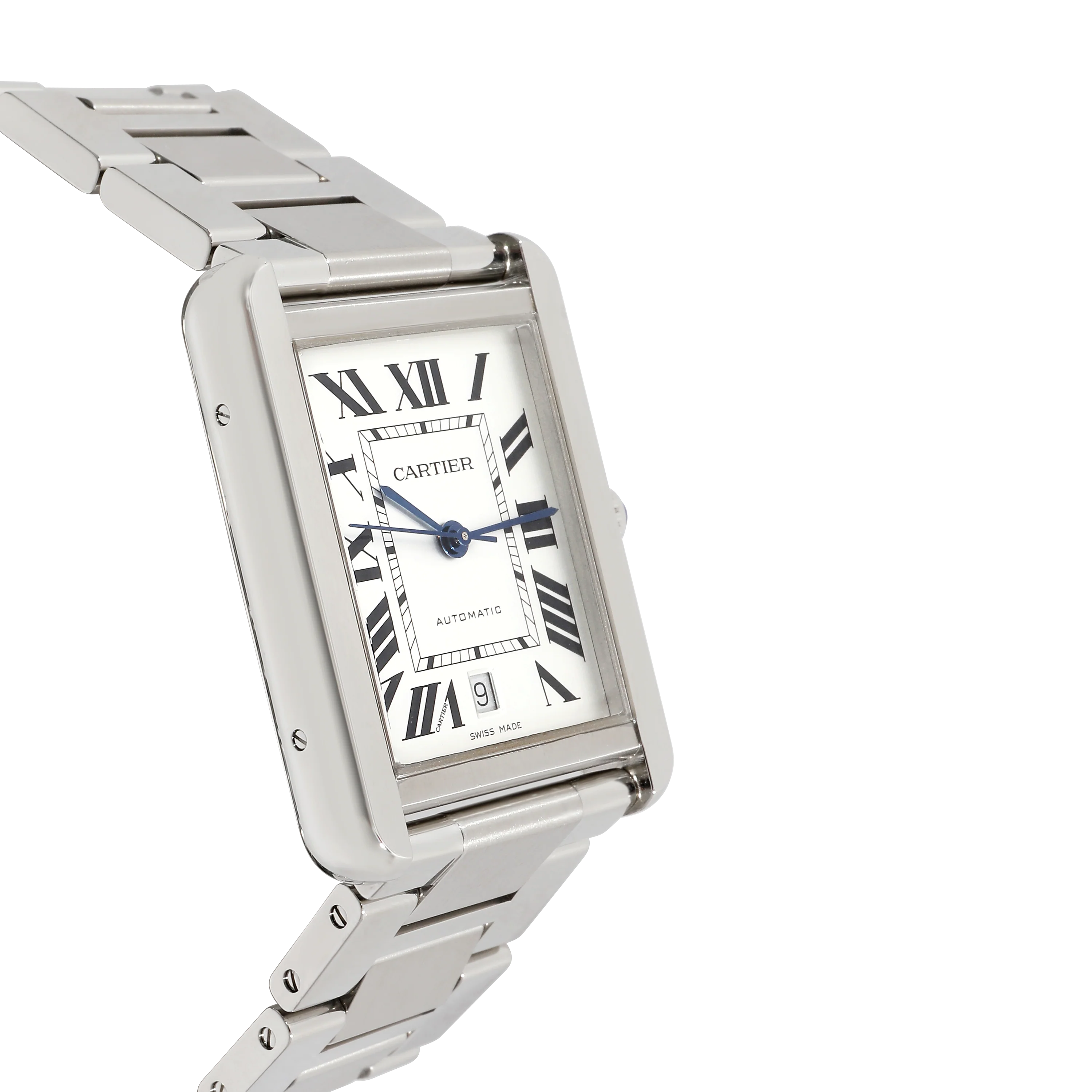 Cartier Tank Solo W5200028 Mens Watch in Stainless Steel - Image 2
