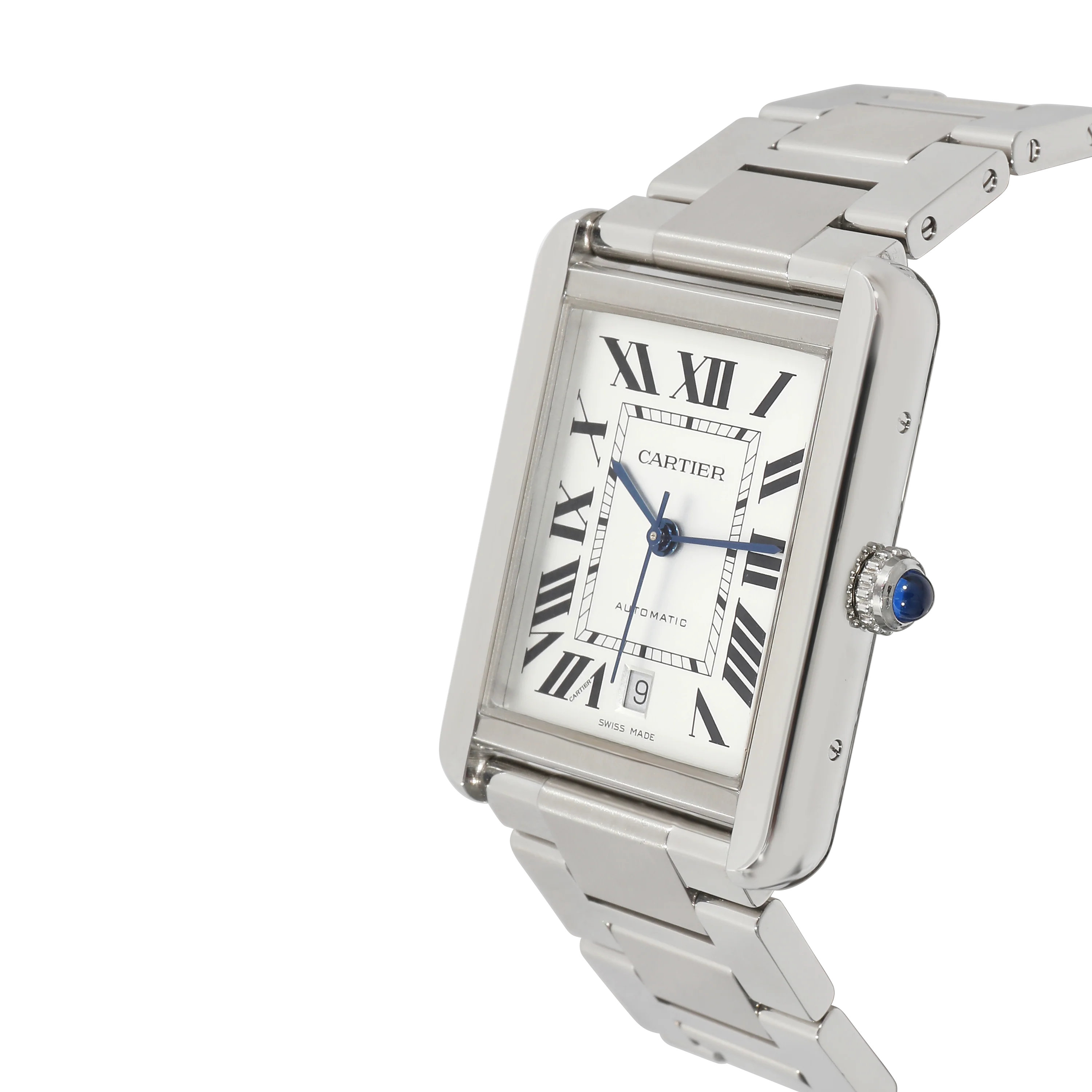 Cartier Tank Solo W5200028 Mens Watch in Stainless Steel - Image 3