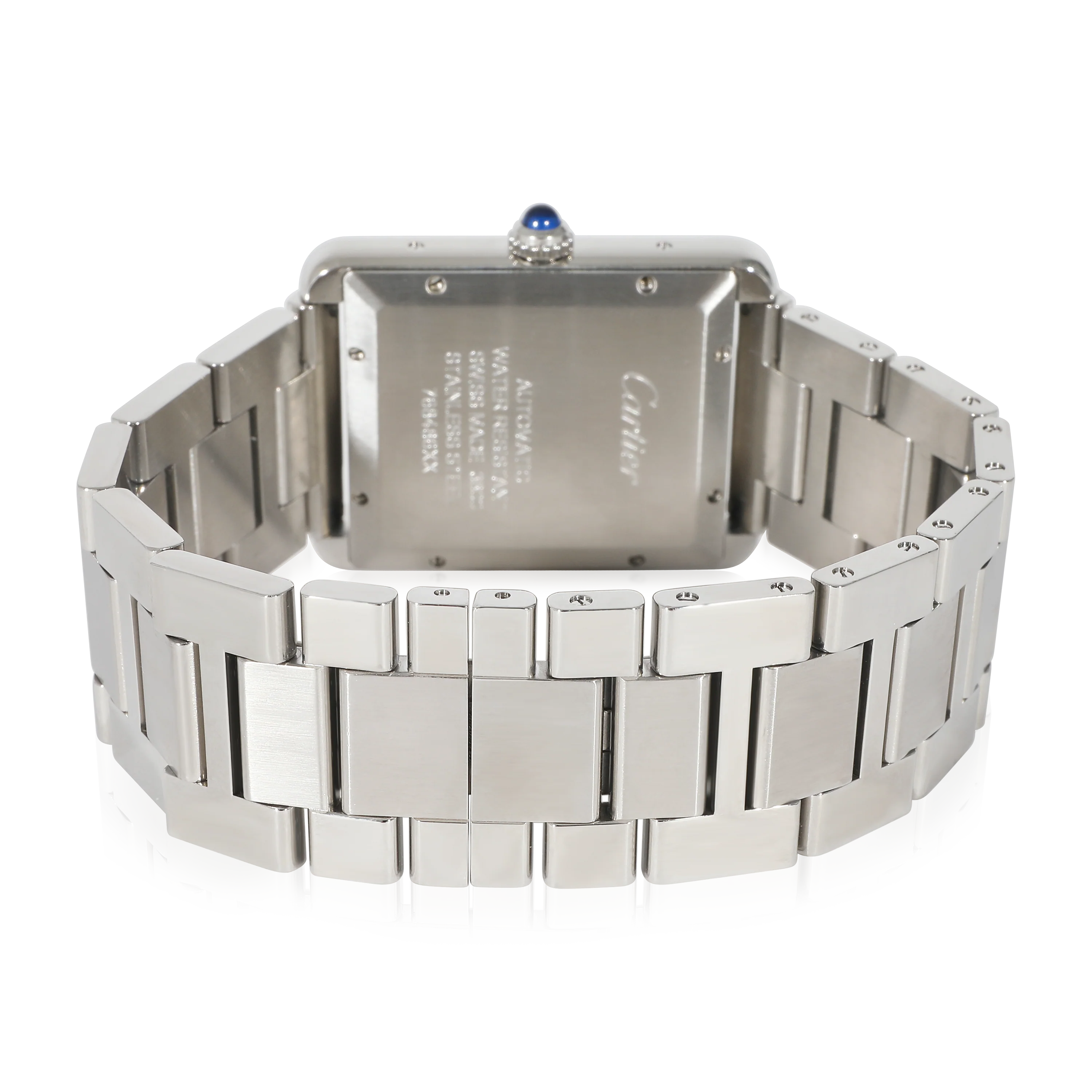 Cartier Tank Solo W5200028 Mens Watch in Stainless Steel - Image 4