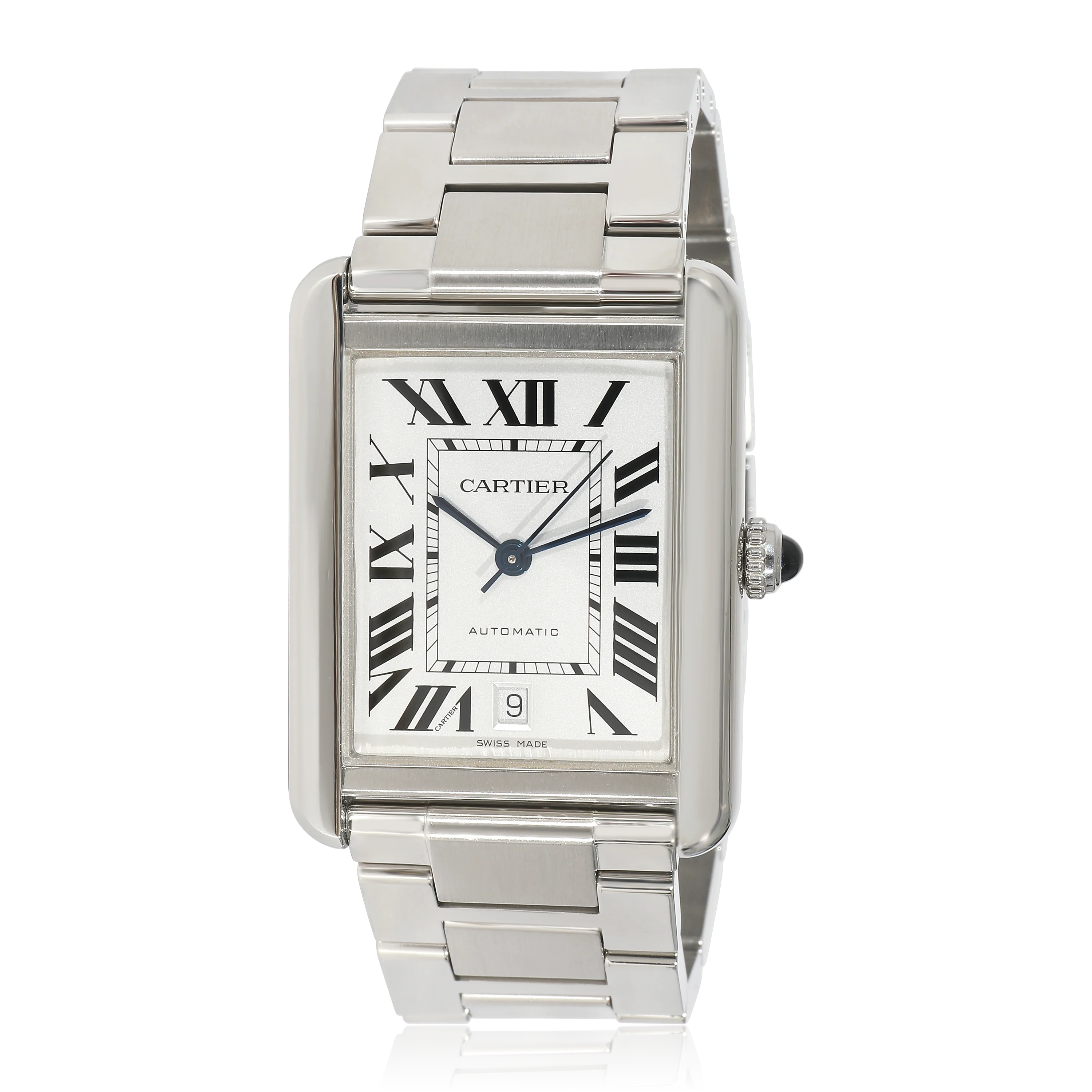 Cartier Tank Solo W5200028 Mens Watch in Stainless Steel - Image 5