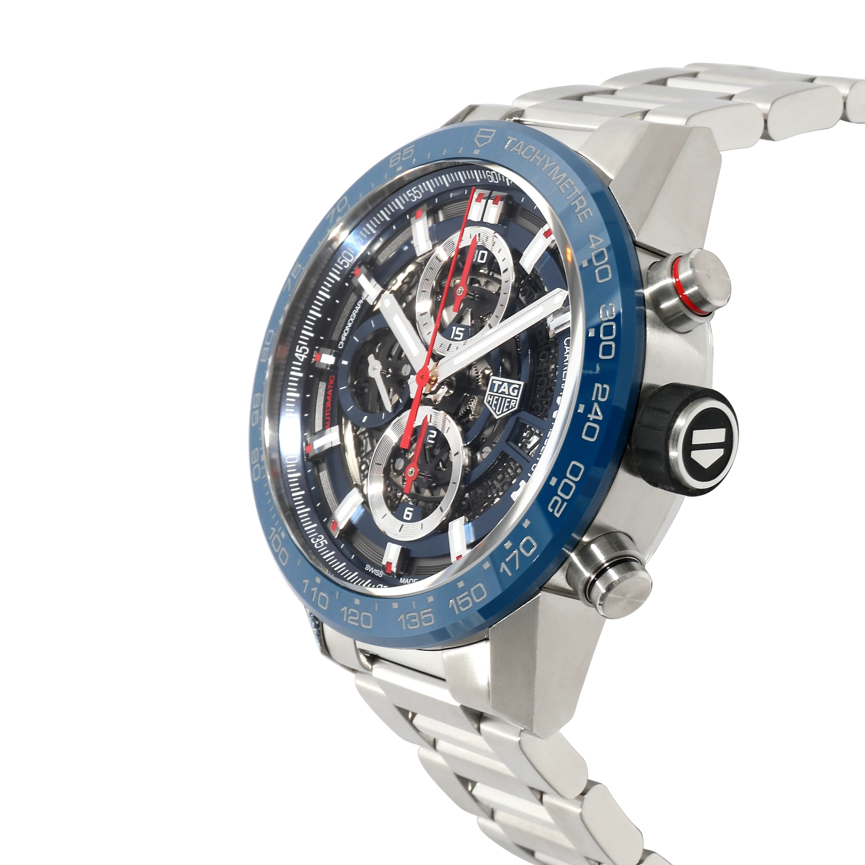 Tag Heuer Carrera Calibre 01 CAR20IT.BA0766 Mens Watch in Stainless Steel/Cera - Image 3