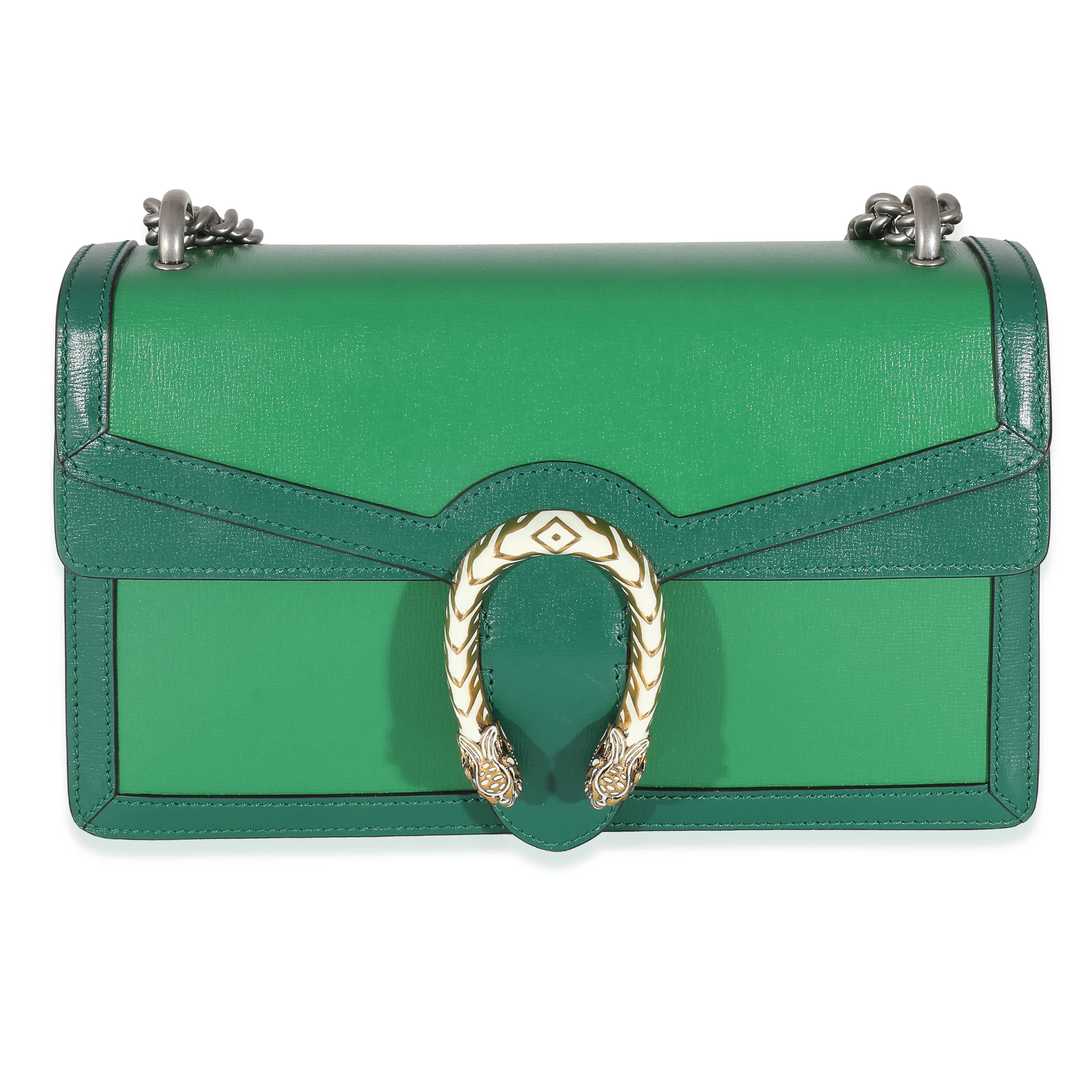Gucci Emerald Calfskin Small Dionysus Shoulder Bag