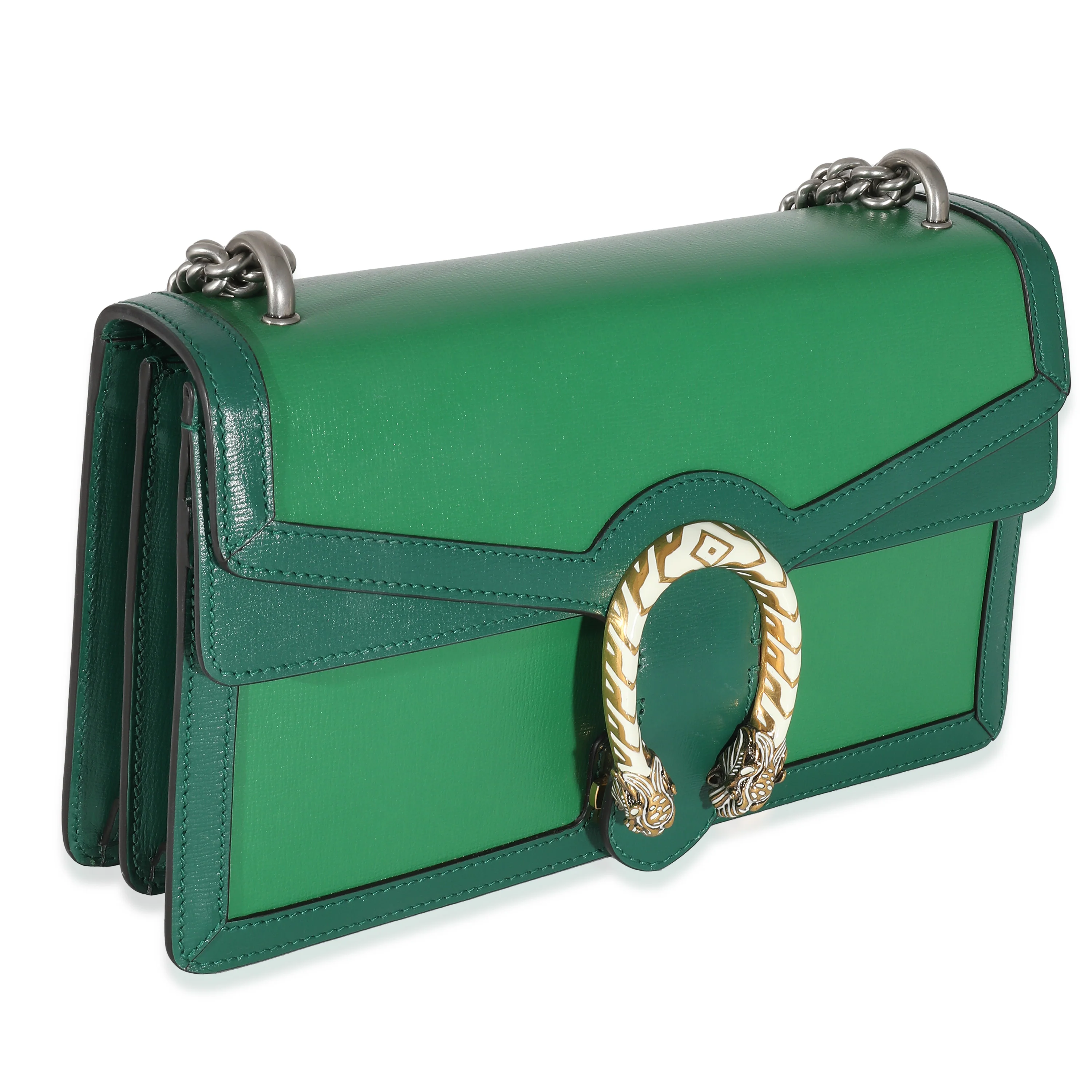 Gucci Emerald Calfskin Small Dionysus Shoulder Bag - Image 3